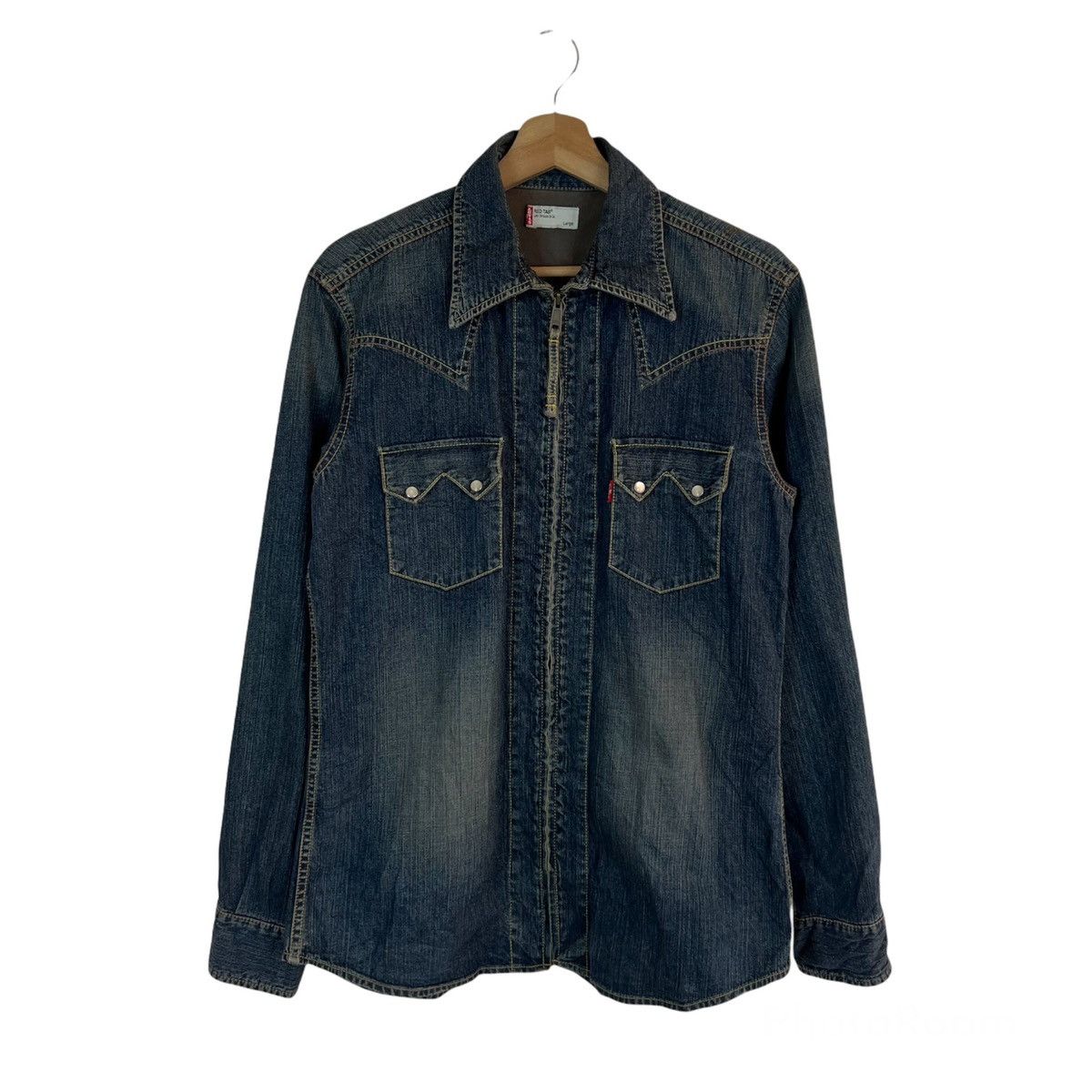 Japanese Brand VINTAGE LIGHT ZIPPER BIKER PARACHUTE JACKET LEVI’S Size US L / EU 52-54 / 3 - 1 Thumbnail