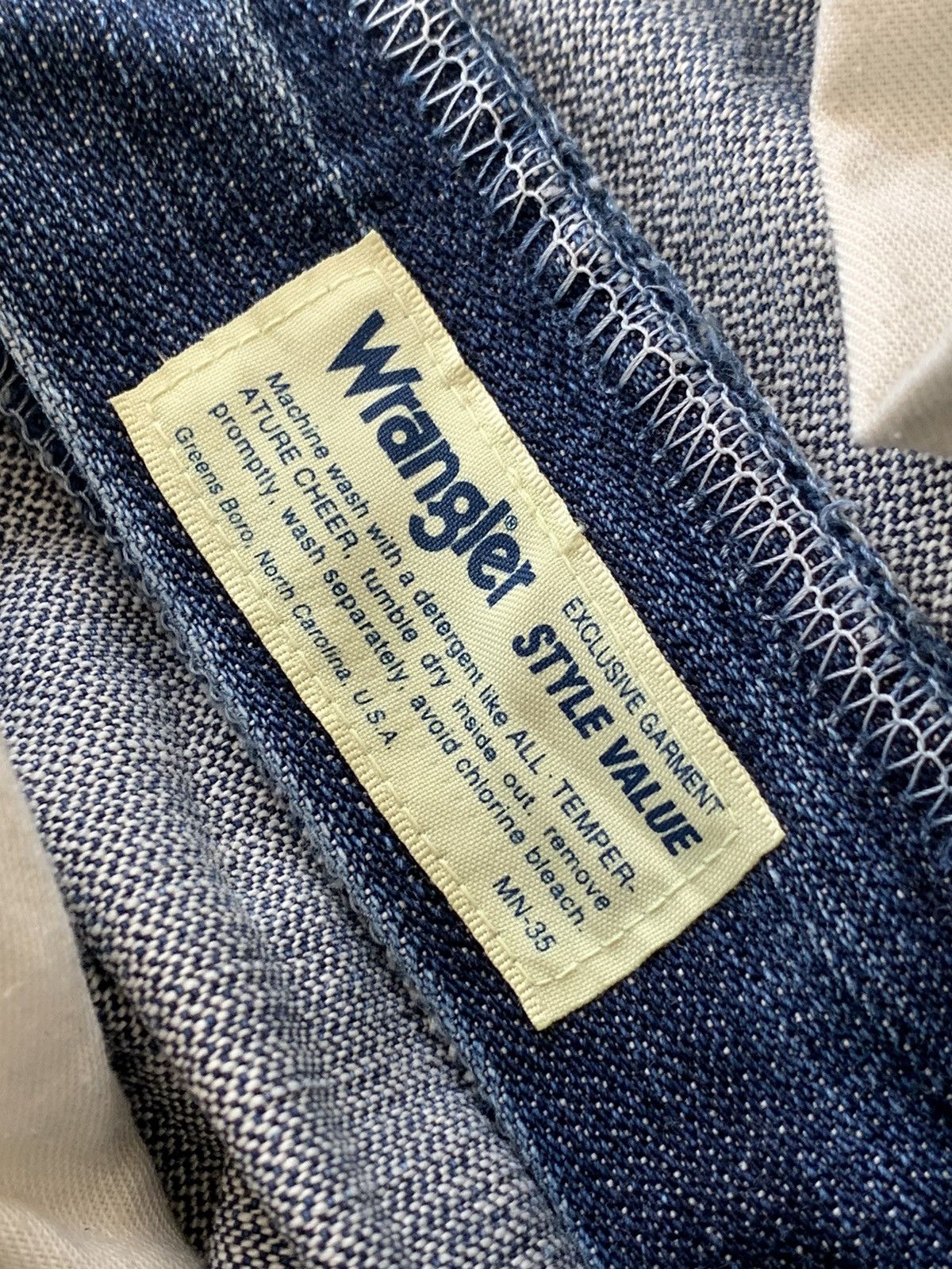 Vintage Vintage Wrangler Distressed Denim Pant Size US 30 / EU 46 - 6 Thumbnail