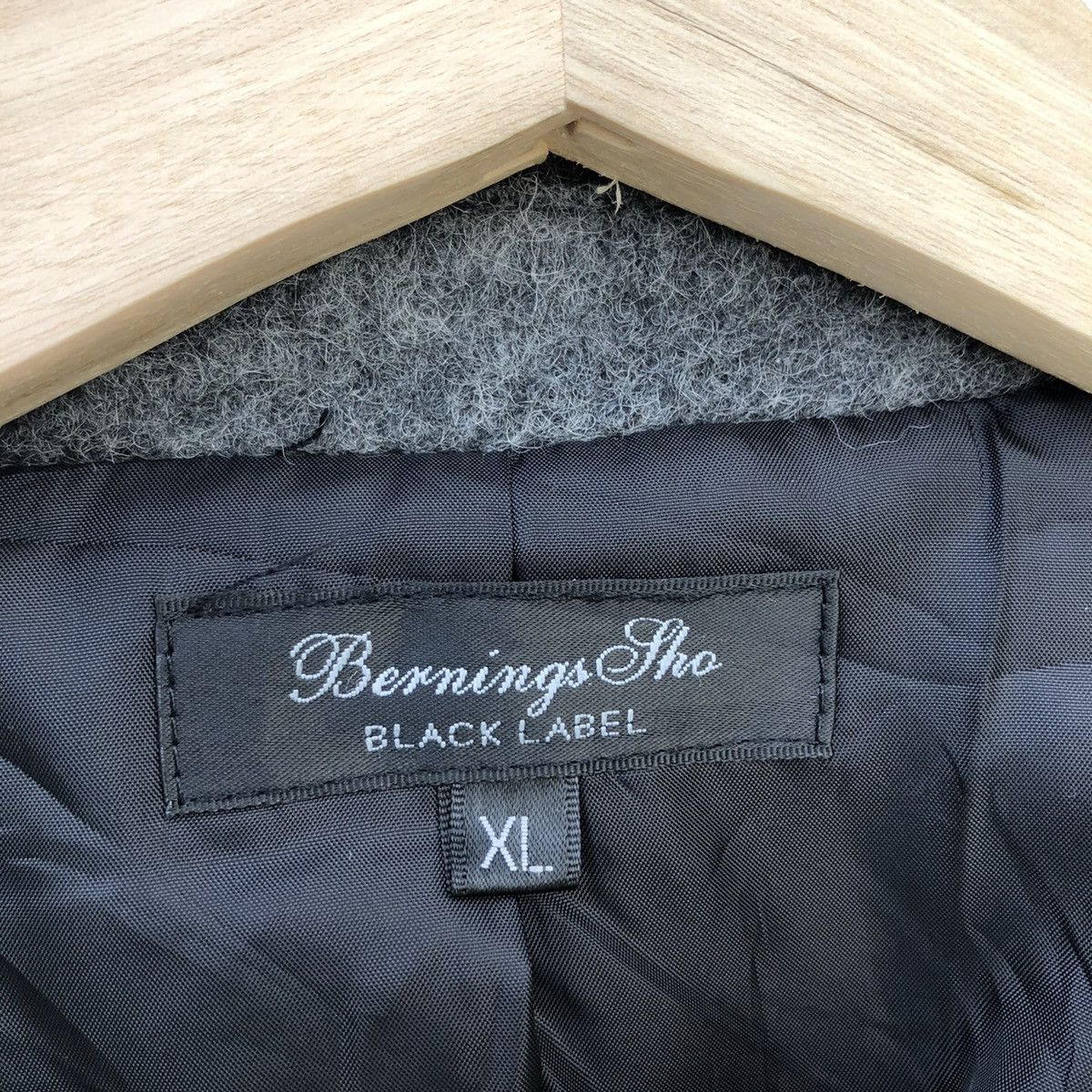 Japanese Brand MOHAIR JACKET CAMO DESIGN MILITARY BERNINGS SHO BLACK LABEL Size US XL / EU 56 / 4 - 8 Thumbnail