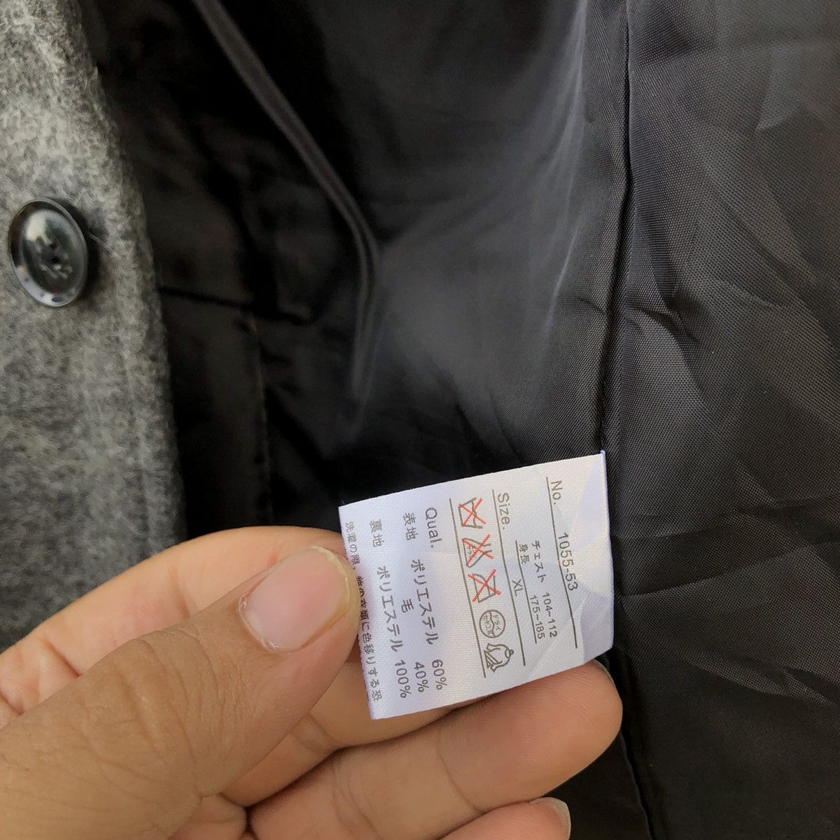 Japanese Brand MOHAIR JACKET CAMO DESIGN MILITARY BERNINGS SHO BLACK LABEL Size US XL / EU 56 / 4 - 9 Thumbnail