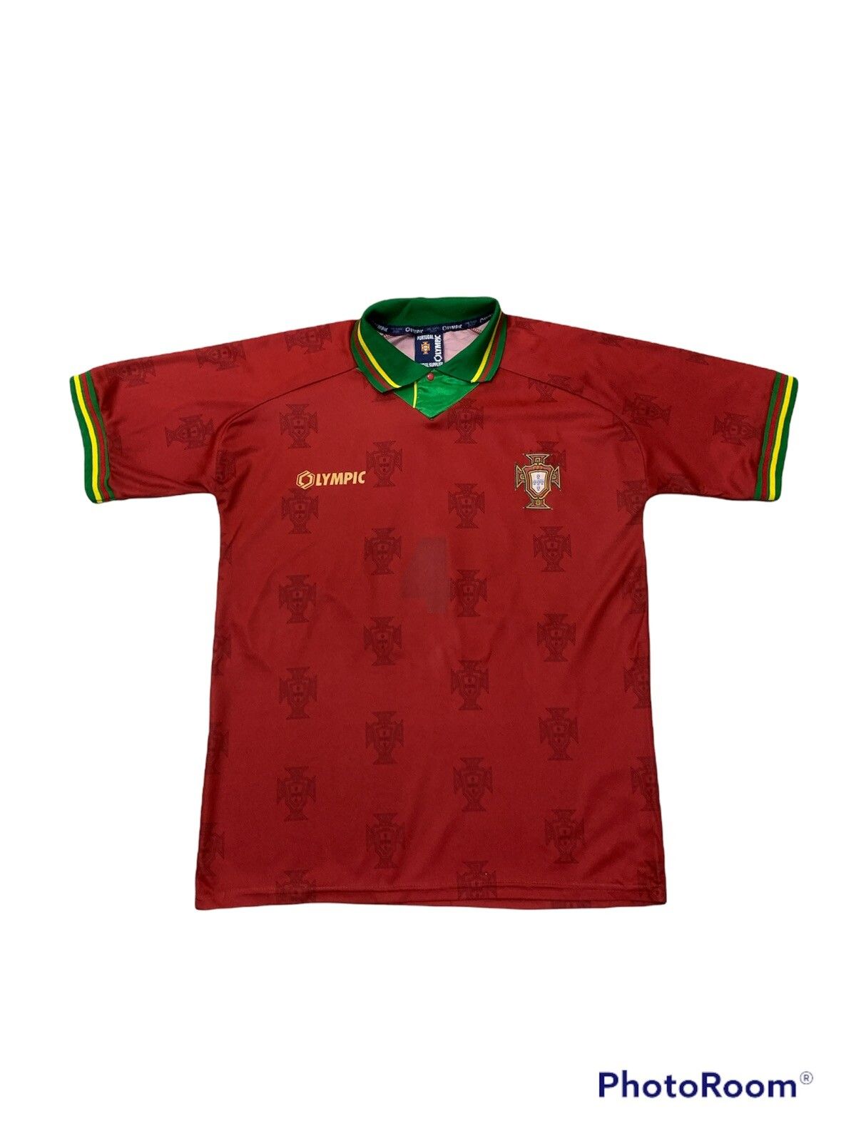 Pre-owned Jersey X Soccer Jersey Vintage 1995-1996 Portugal Home Kit Jersey In Red
