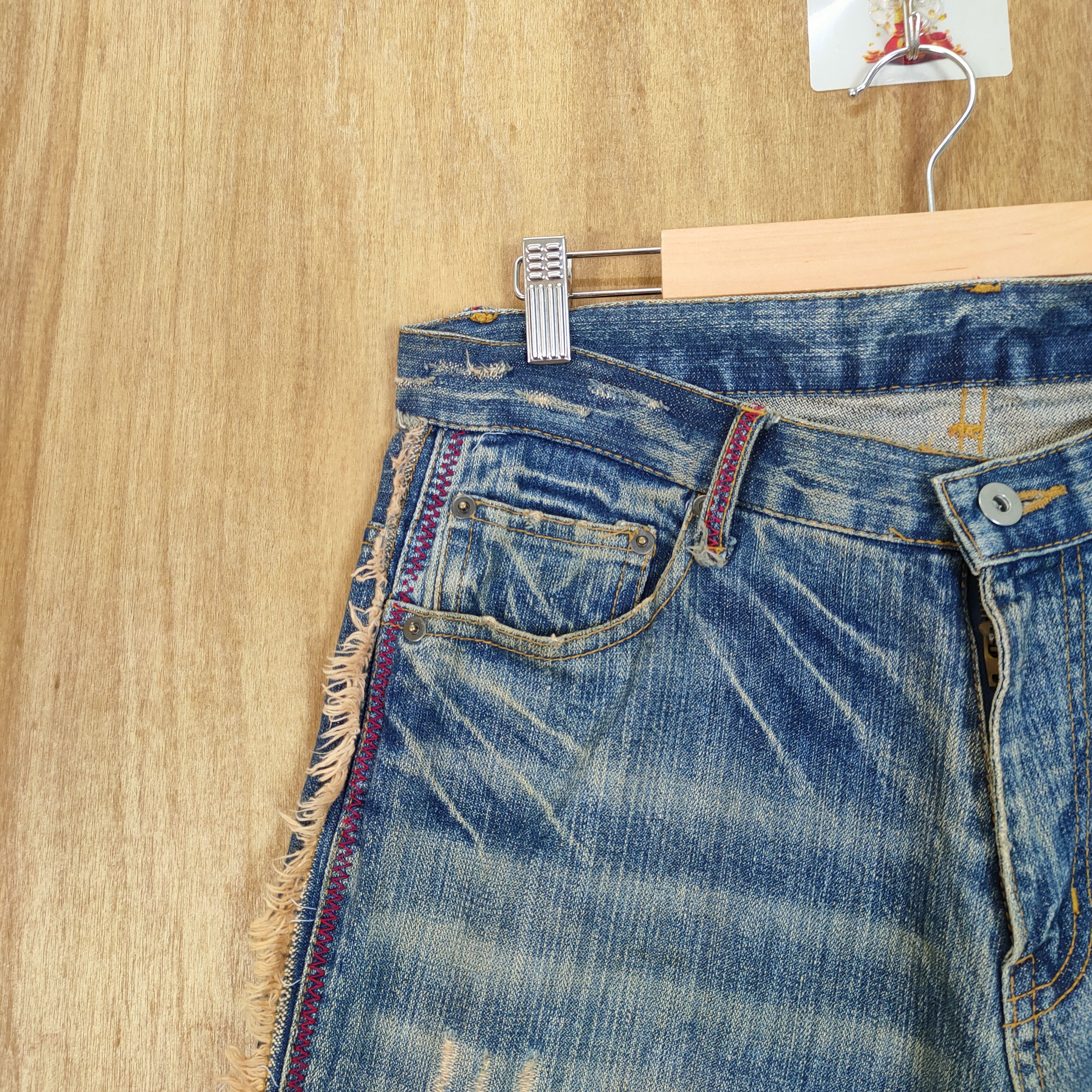 Japanese Brand × Jean × Vintage RARE! VINTAGE JAPANESE FADED FLARE JEANS DENIM PANTS Size US 33 - 8 Thumbnail