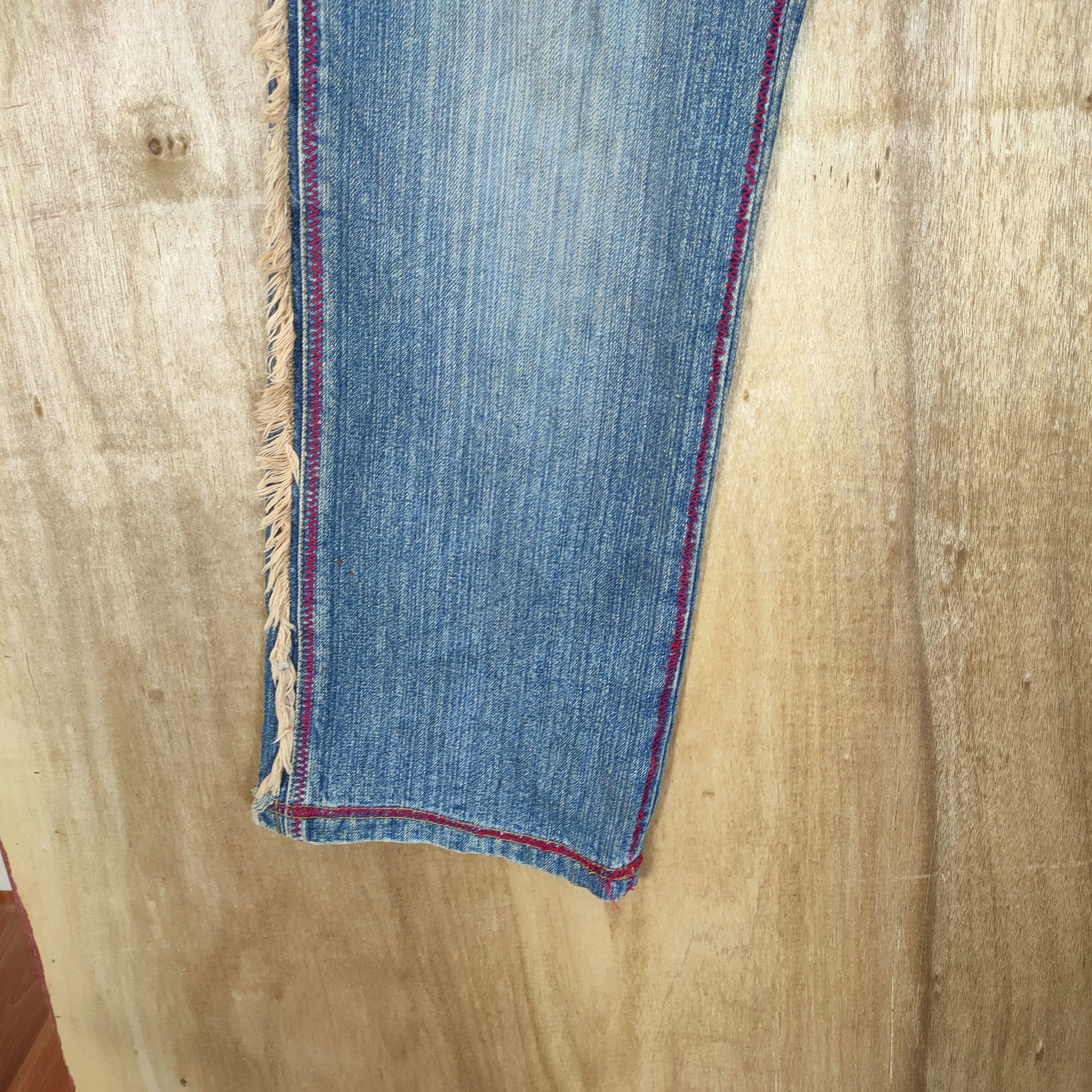 Japanese Brand × Jean × Vintage RARE! VINTAGE JAPANESE FADED FLARE JEANS DENIM PANTS Size US 33 - 11 Thumbnail