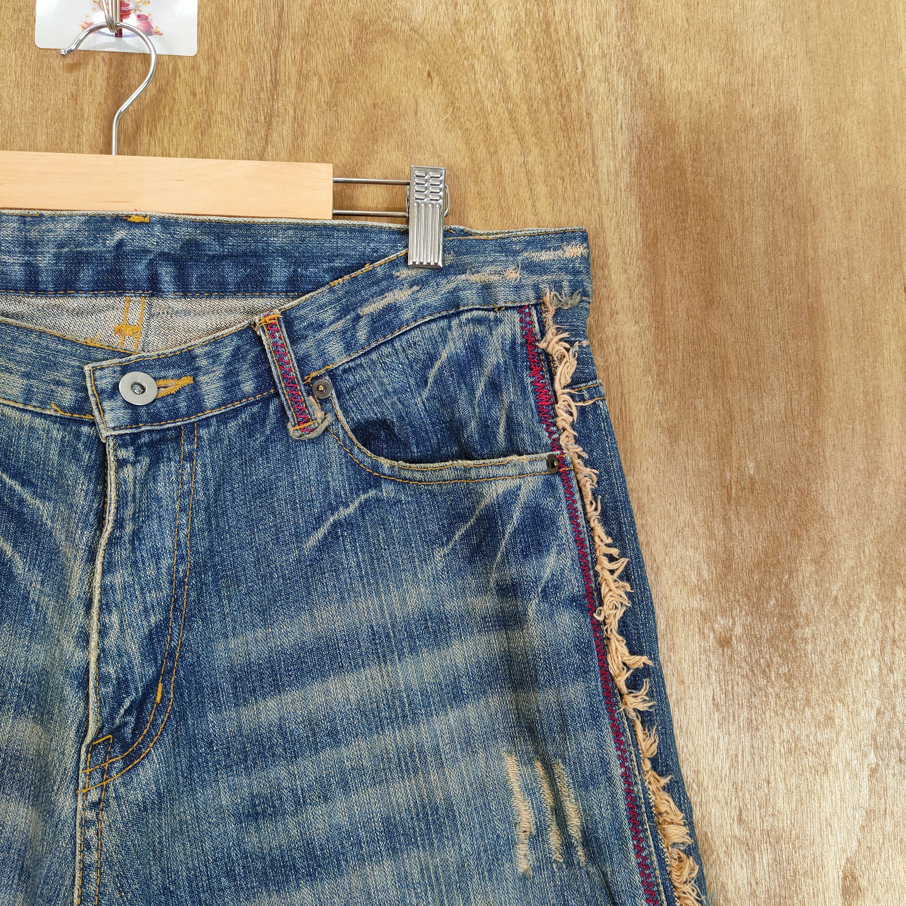 Japanese Brand × Jean × Vintage RARE! VINTAGE JAPANESE FADED FLARE JEANS DENIM PANTS Size US 33 - 9 Thumbnail