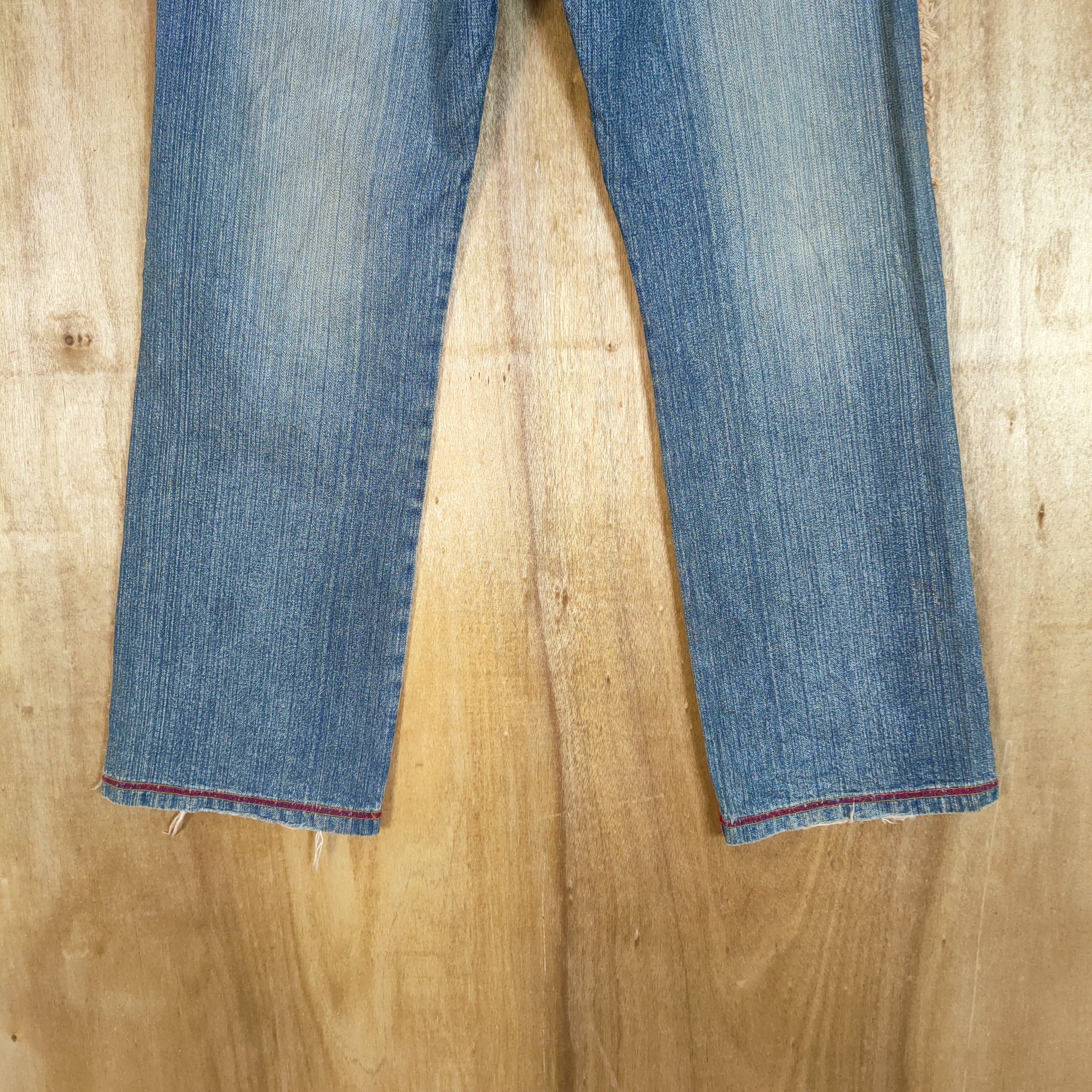 Japanese Brand × Jean × Vintage RARE! VINTAGE JAPANESE FADED FLARE JEANS DENIM PANTS Size US 33 - 7 Thumbnail