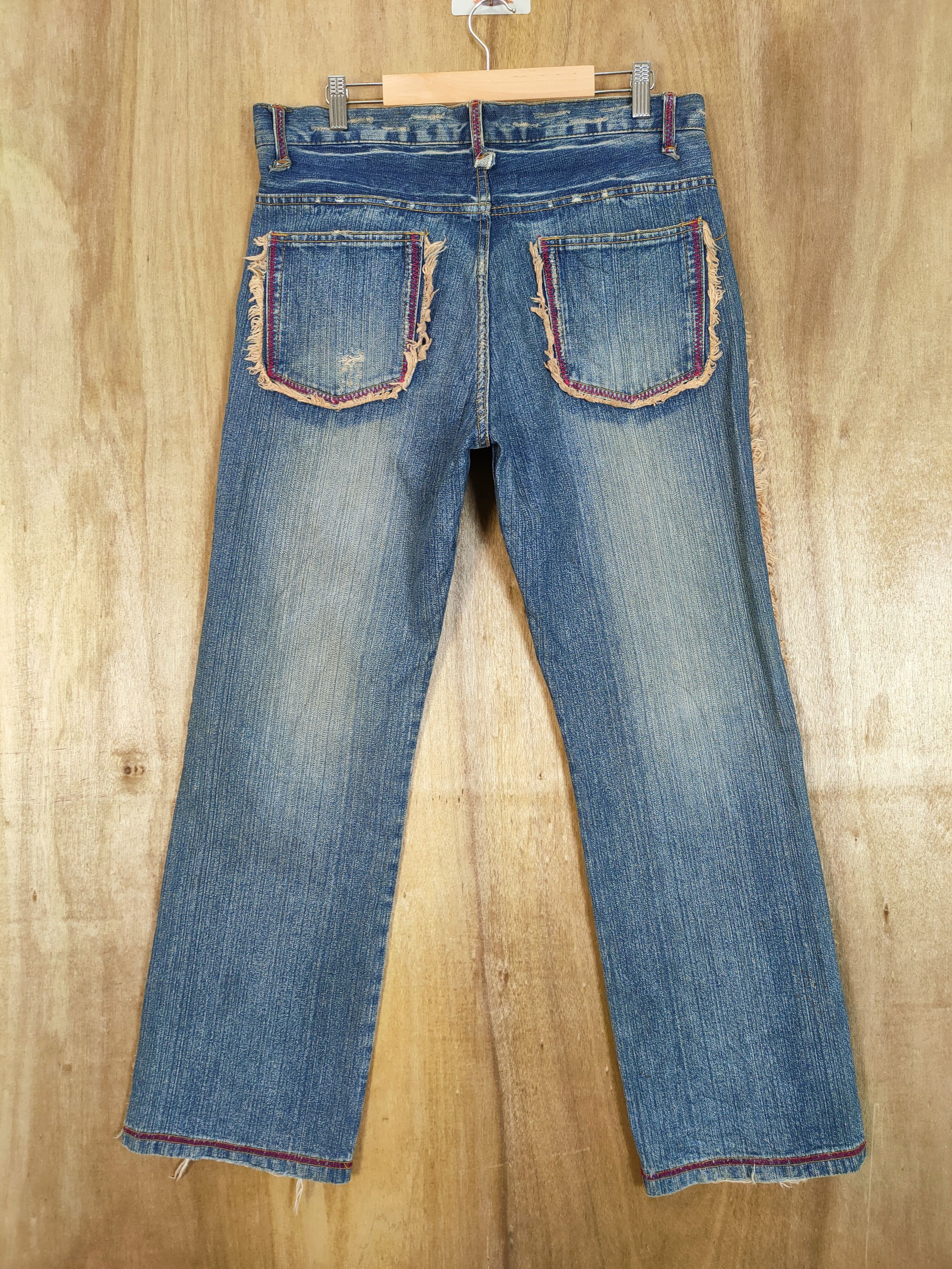 Japanese Brand × Jean × Vintage RARE! VINTAGE JAPANESE FADED FLARE JEANS DENIM PANTS Size US 33 - 5 Thumbnail