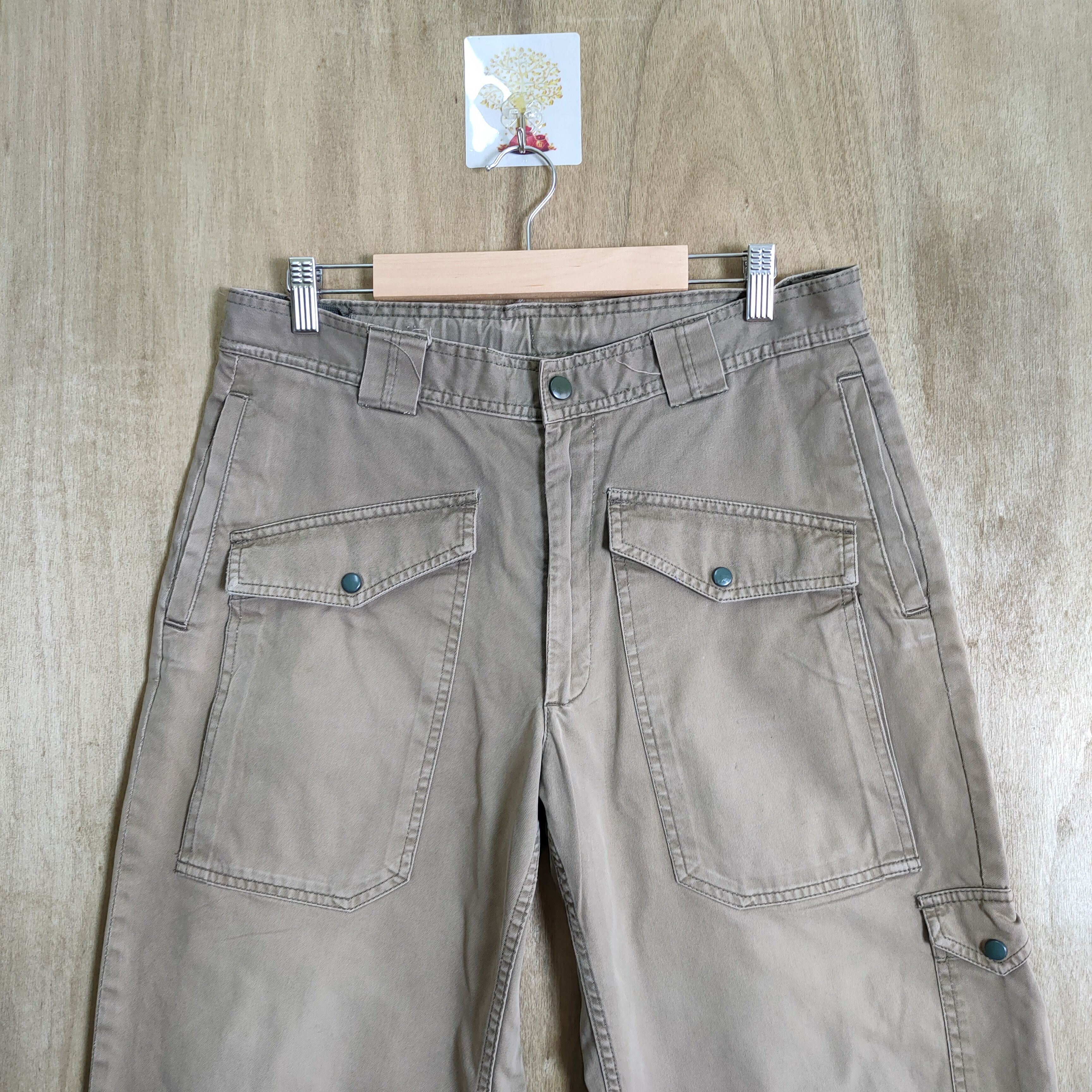 Japanese Brand JAPANESE VINTAGE FADED BROWN BUSH PANTS Size US 30 / EU 46 - 4 Thumbnail
