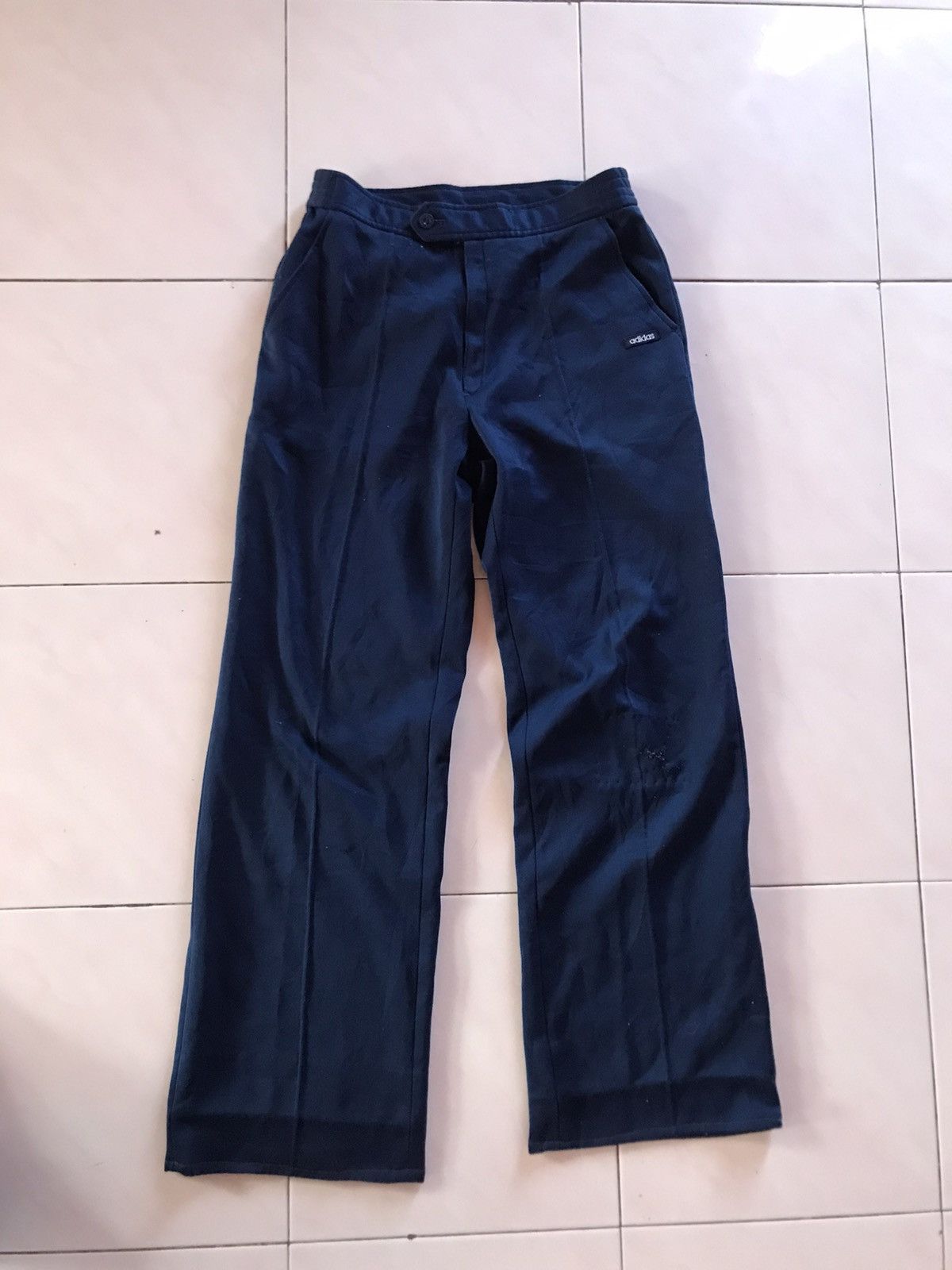 Adidas Vintage 80s Distressed Adidas TrackPant Size US 26 / EU 42 - 1 Thumbnail