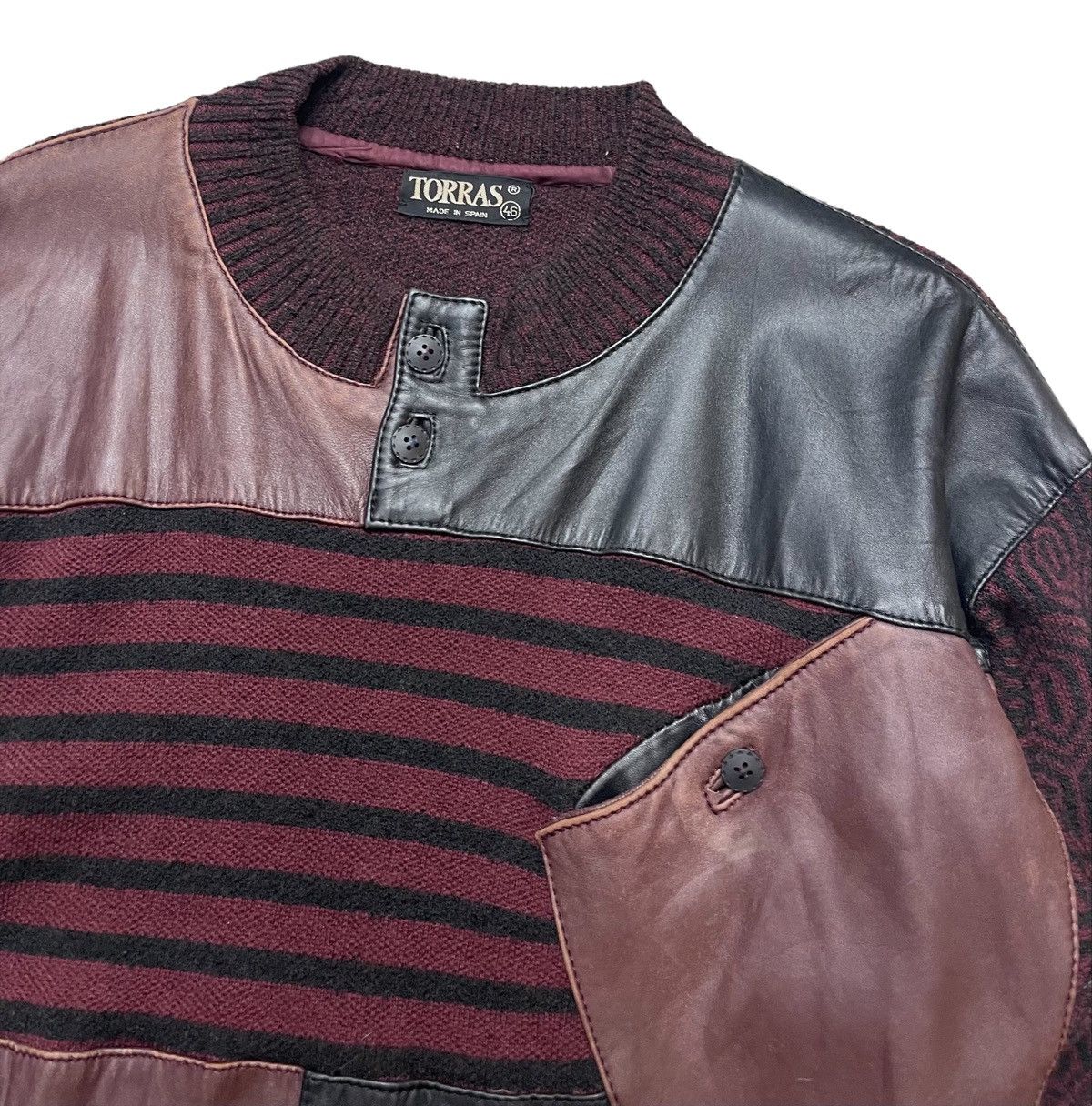 Torras VINTAGE TORRAS PATCHWORK HORSE LEATHER JACKET MADE IN SPAIN Size US M / EU 48-50 / 2 - 3 Thumbnail