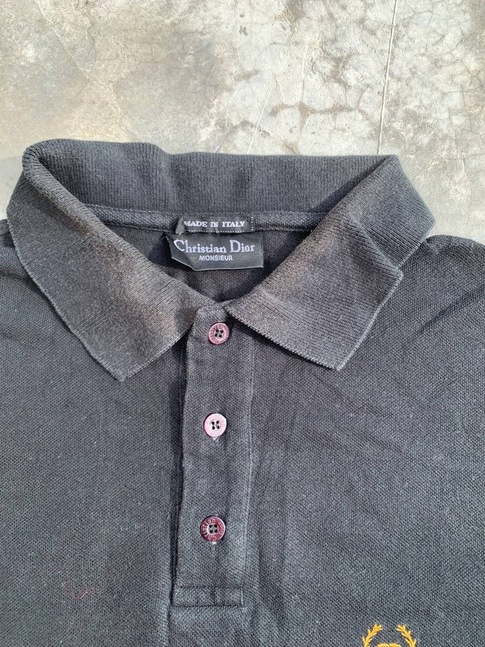Christian Dior Monsieur Vintage Christian Dior Embroidery Logo Polo Shirt Size US M / EU 48-50 / 2 - 4 Thumbnail