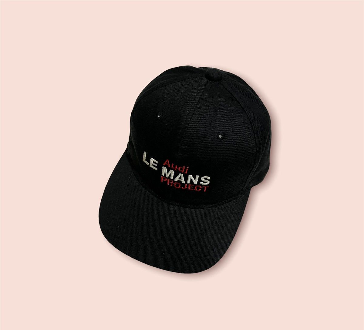 image of Vintage Audi Le Mans Project Snapback in Black, Men's