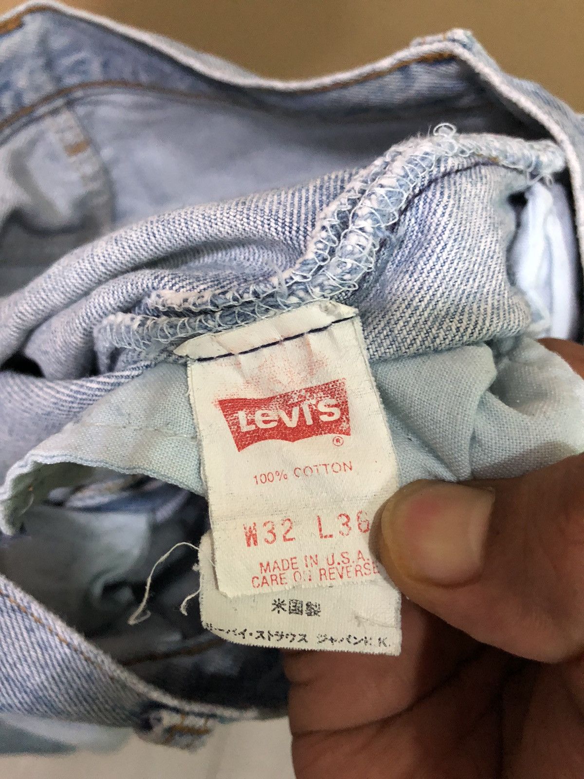 Levi's × Vintage Vintage Levis 501 Denim Jeans Size US 32 / EU 48 - 8 Thumbnail