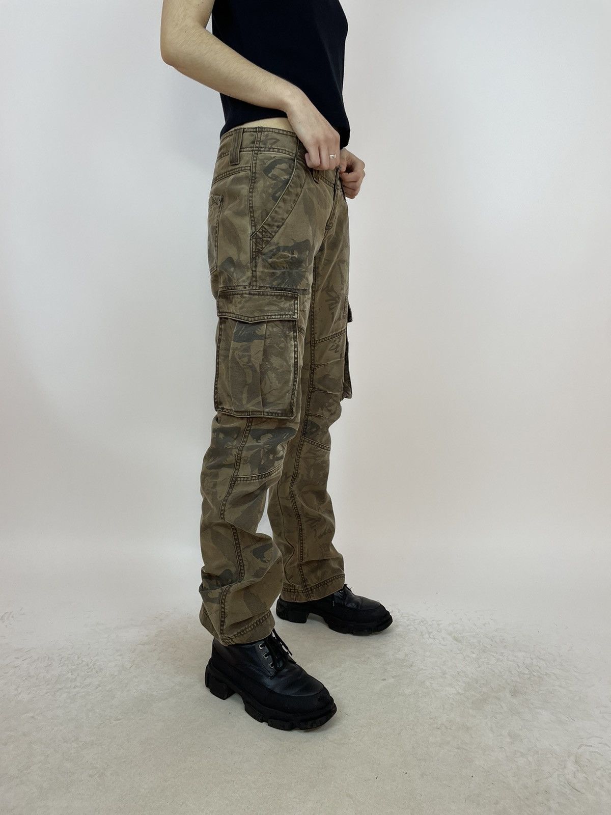 Oxbow OXBOW vintage camouflage cargo pants Womens size 2 Size 26" / US 2 / IT 38 - 3 Thumbnail