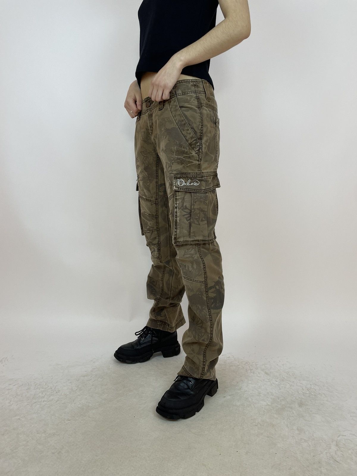 Oxbow OXBOW vintage camouflage cargo pants Womens size 2 Size 26" / US 2 / IT 38 - 4 Thumbnail