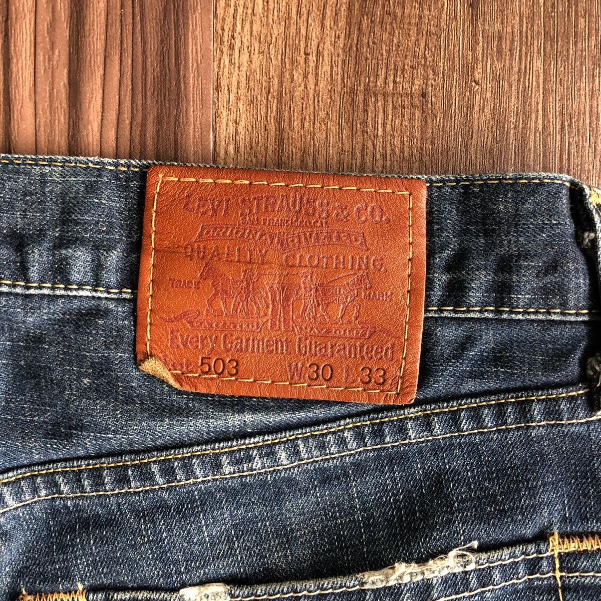 Levi's Vintage Levis 503 Distressed Denim Jeans Size US 30 / EU 46 - 6 Thumbnail