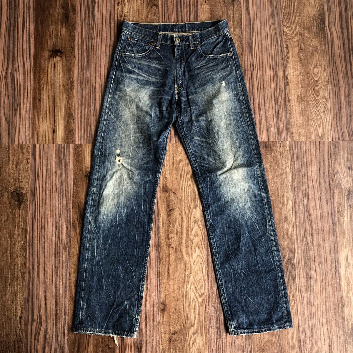 Levi's Vintage Levis 503 Distressed Denim Jeans Size US 30 / EU 46 - 7 Thumbnail