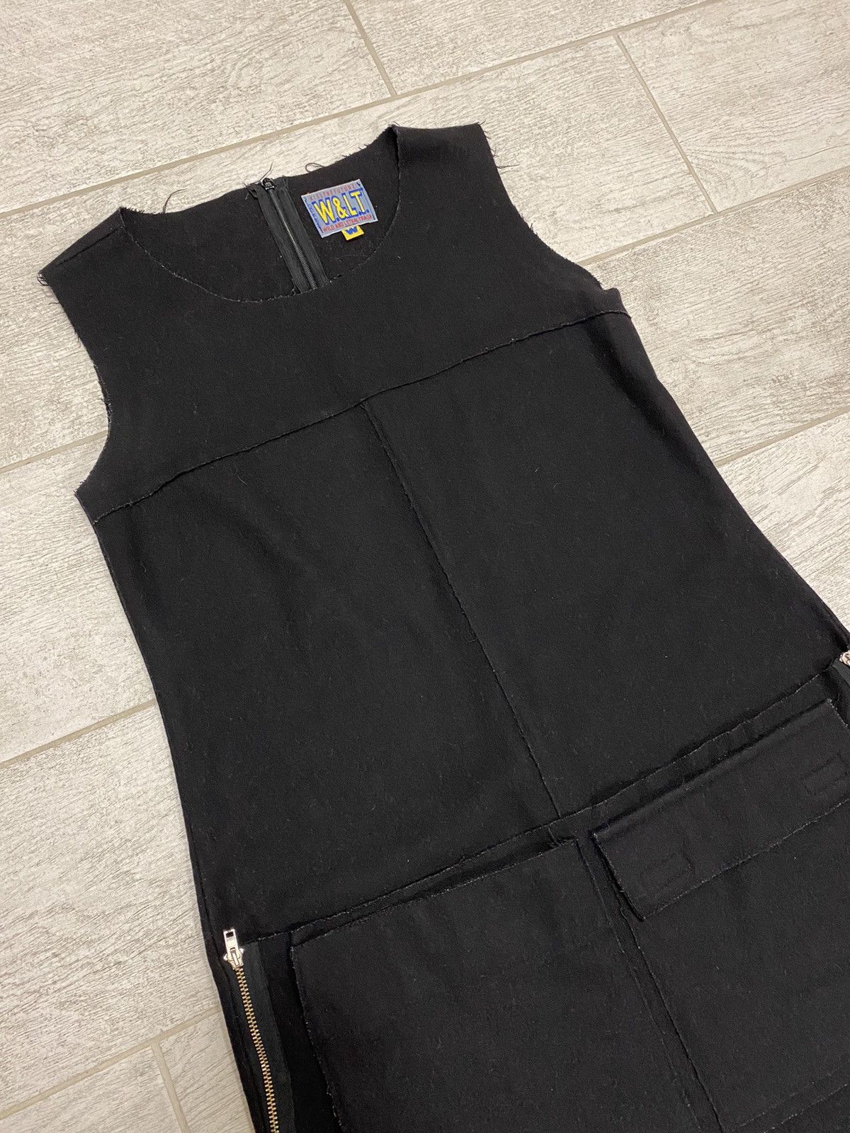 Vintage × W&LT × Walter Van Beirendonck W&LT Walter Van Beirendonck Patch Zip Pockets Wool Dress Size US M / EU 48-50 / 2 - 12 Thumbnail