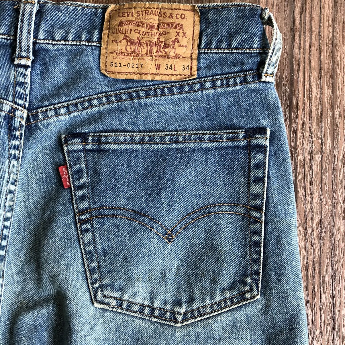 Levi's × Vintage Vintage Levis 511 Distressed Denim Jeans Size US 33 - 9 Thumbnail