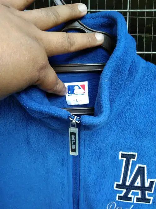 MLB × Uniqlo LA DODGERS MEN'S HALF ZIPPER FLEECE SWEATSHIRT Size US L / EU 52-54 / 3 - 4 Thumbnail