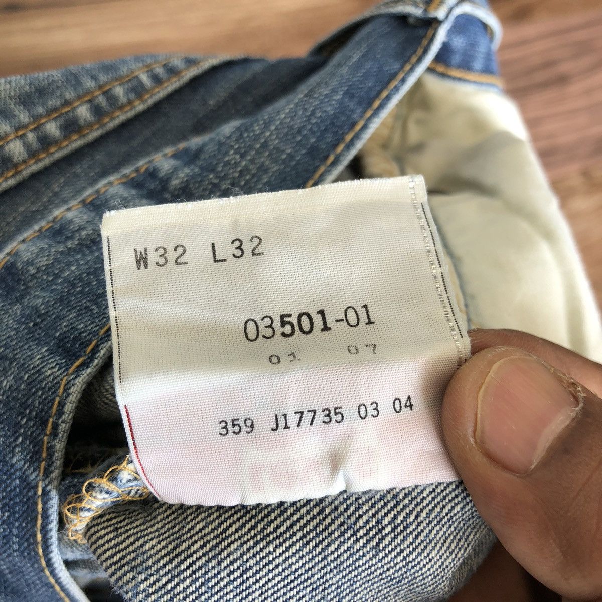 Levi's × Vintage Vintage Levis 501 Distressed Denim Jeans Size US 32 / EU 48 - 8 Thumbnail