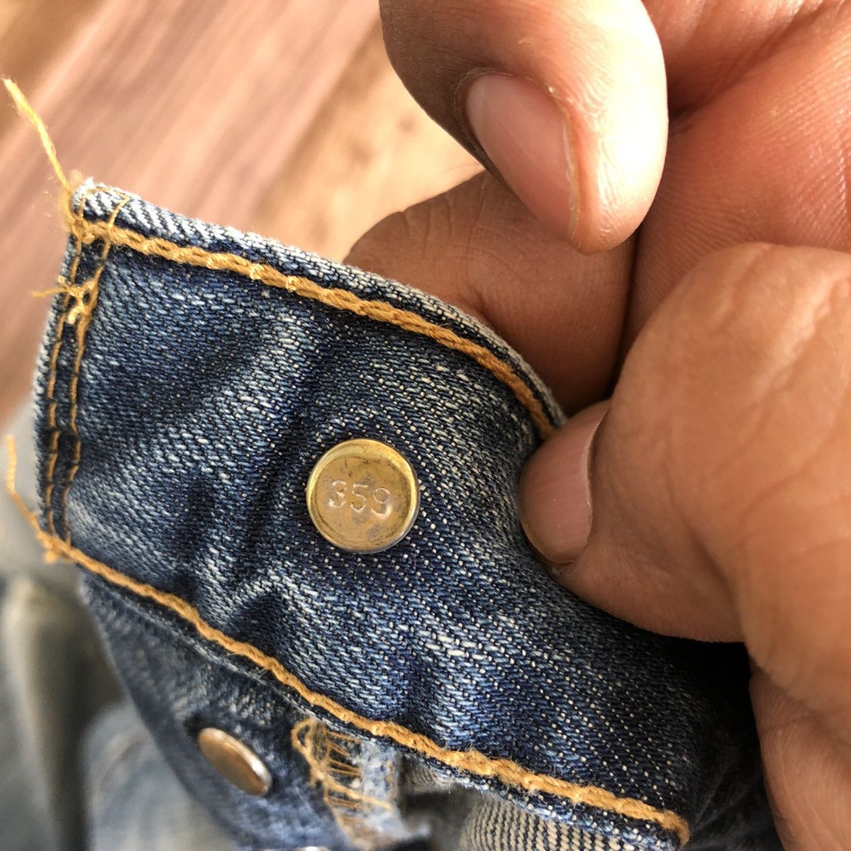Levi's × Vintage Vintage Levis 501 Distressed Denim Jeans Size US 32 / EU 48 - 6 Thumbnail