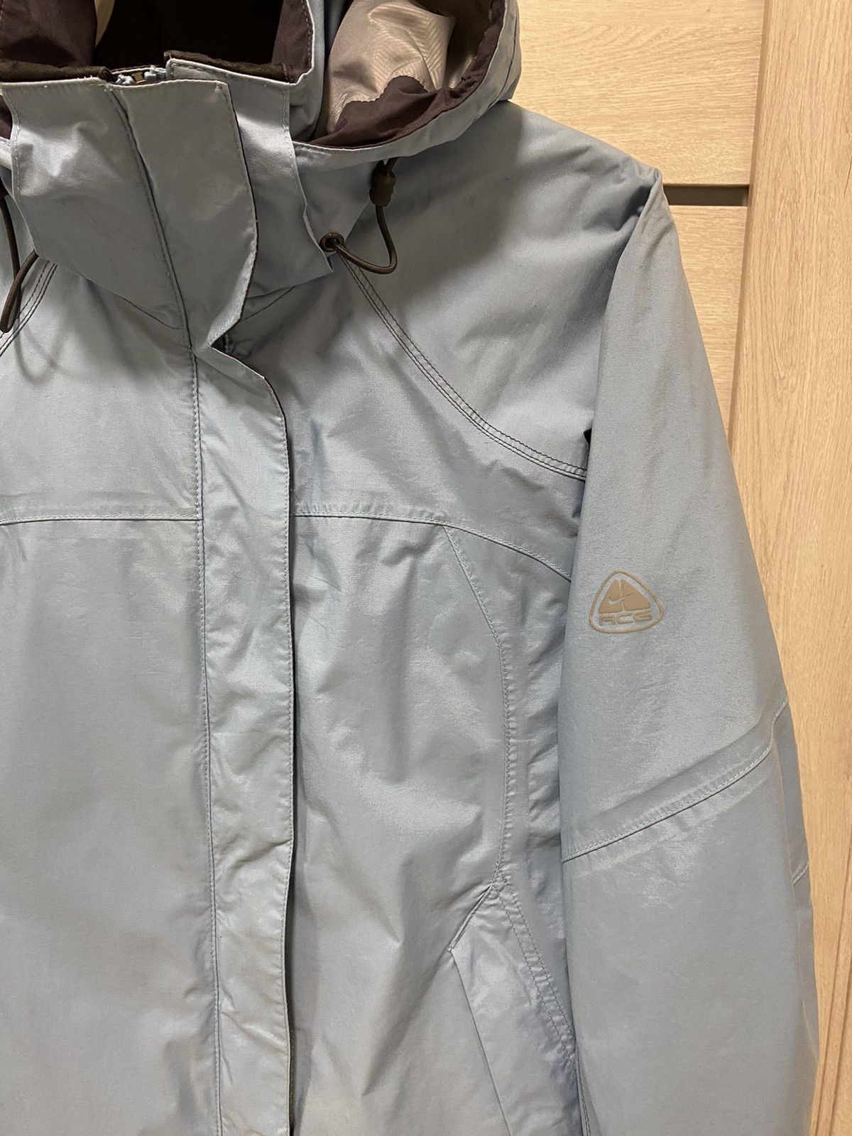 Nike × Nike ACG × Vintage Nike ACG Vintage Swoosh Blue Women’s Jacket Size ONE SIZE - 4 Thumbnail