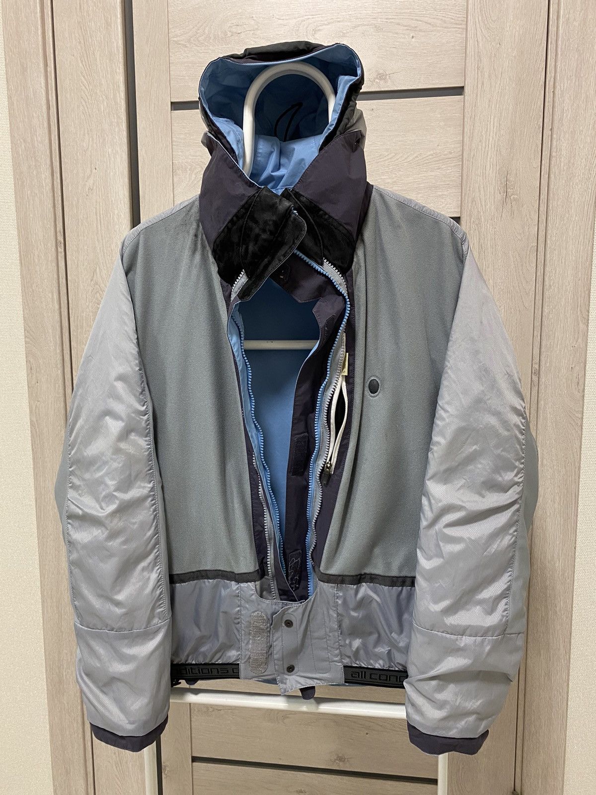 Nike × Nike ACG × Vintage Nike ACG Vintage Swoosh Blue Women’s Jacket Size ONE SIZE - 12 Thumbnail