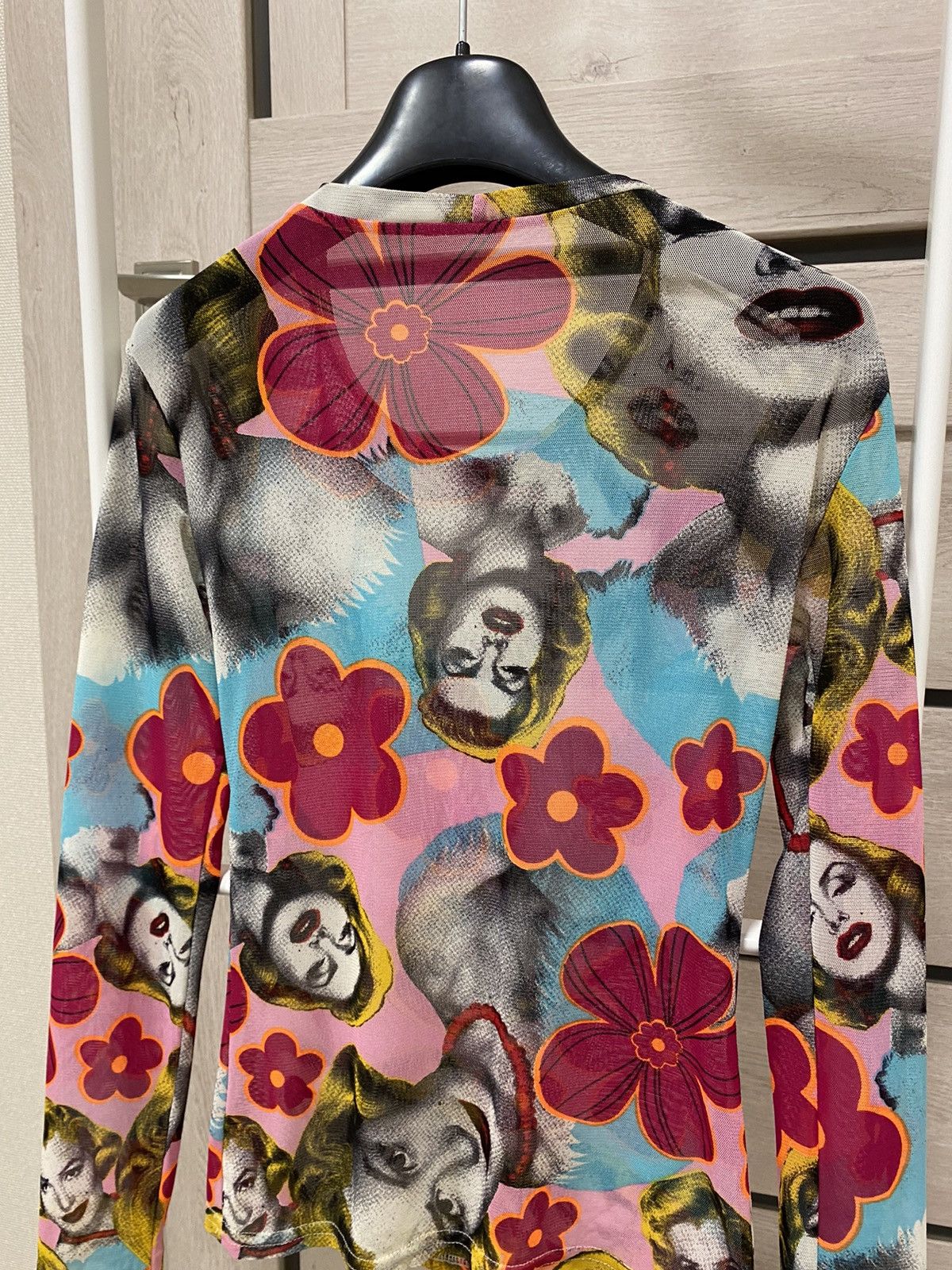 Japanese Brand × Vintage Vintage Japanese Style Marilyn Monroe Print Mesh Long Sleeve Size S / US 4 / IT 40 - 6 Thumbnail