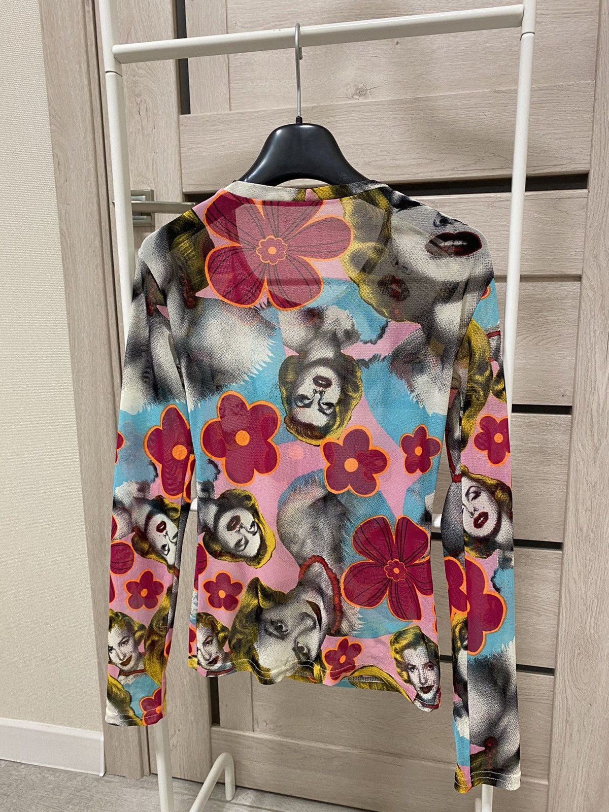 Japanese Brand × Vintage Vintage Japanese Style Marilyn Monroe Print Mesh Long Sleeve Size S / US 4 / IT 40 - 5 Thumbnail