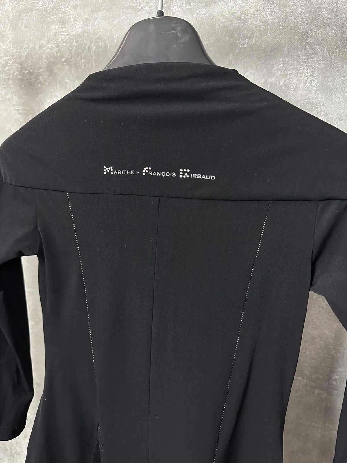 Marithe + Francois Girbaud × Vintage Marithe Francois Girbaud Black Stretches Blouses Jumper Size S / US 4 / IT 40 - 8 Thumbnail