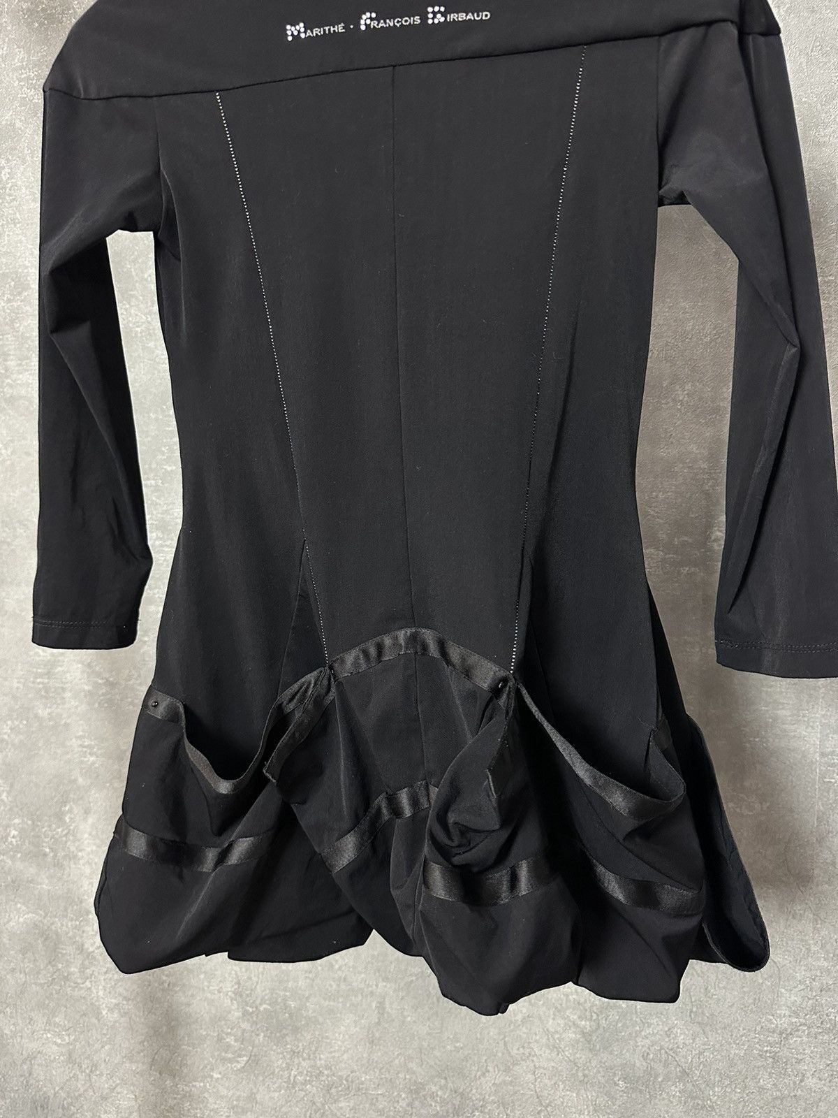 Marithe + Francois Girbaud × Vintage Marithe Francois Girbaud Black Stretches Blouses Jumper Size S / US 4 / IT 40 - 9 Thumbnail