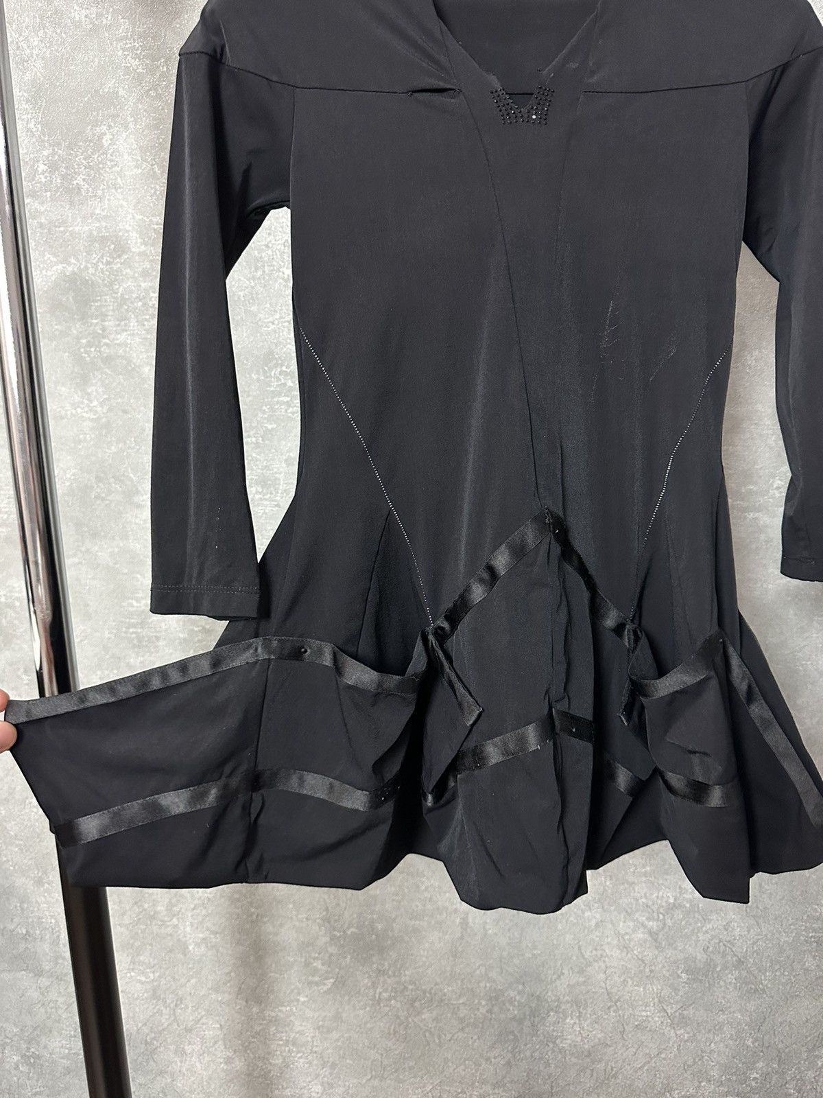 Marithe + Francois Girbaud × Vintage Marithe Francois Girbaud Black Stretches Blouses Jumper Size S / US 4 / IT 40 - 6 Thumbnail