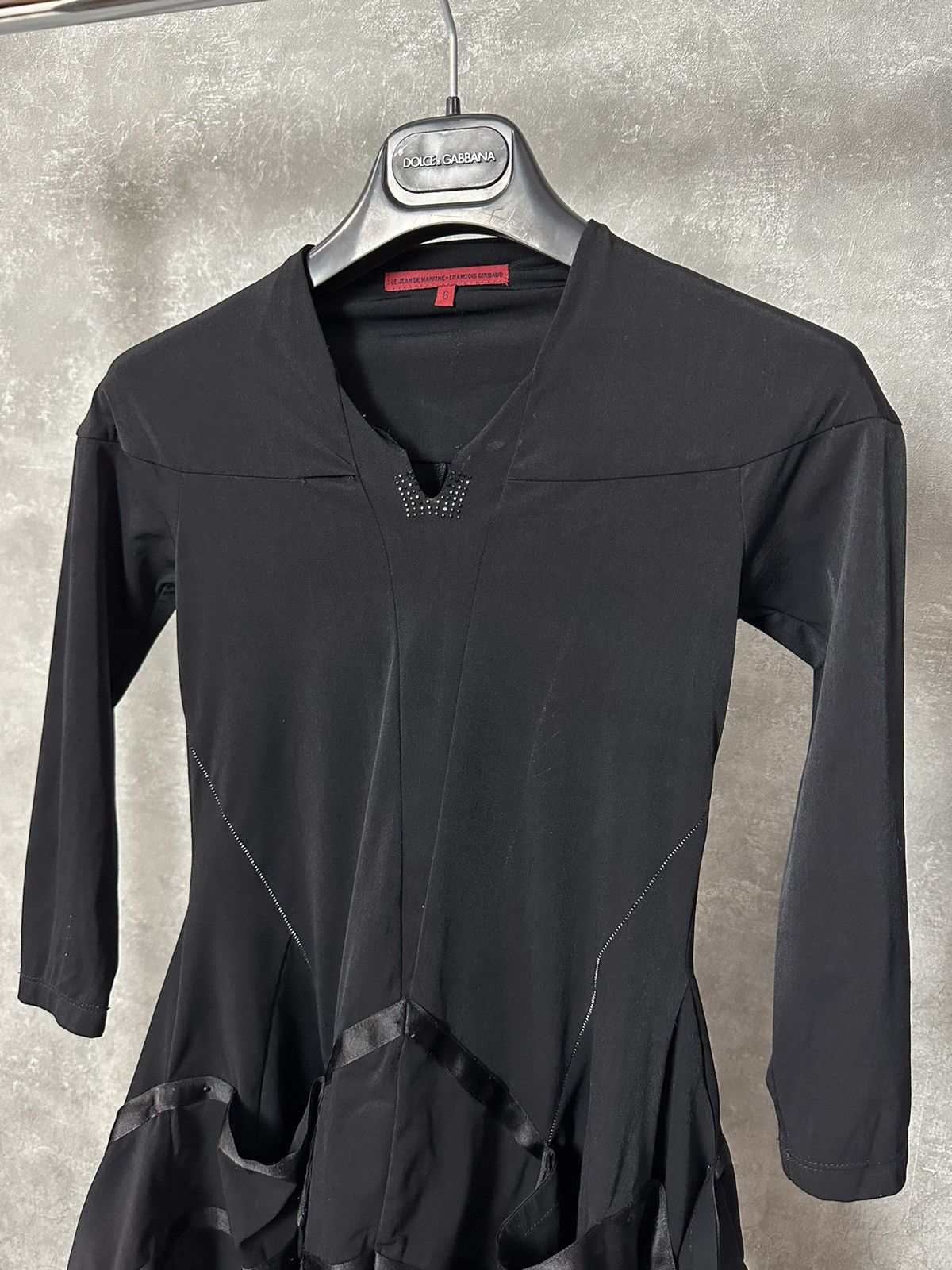 Marithe + Francois Girbaud × Vintage Marithe Francois Girbaud Black Stretches Blouses Jumper Size S / US 4 / IT 40 - 2 Thumbnail
