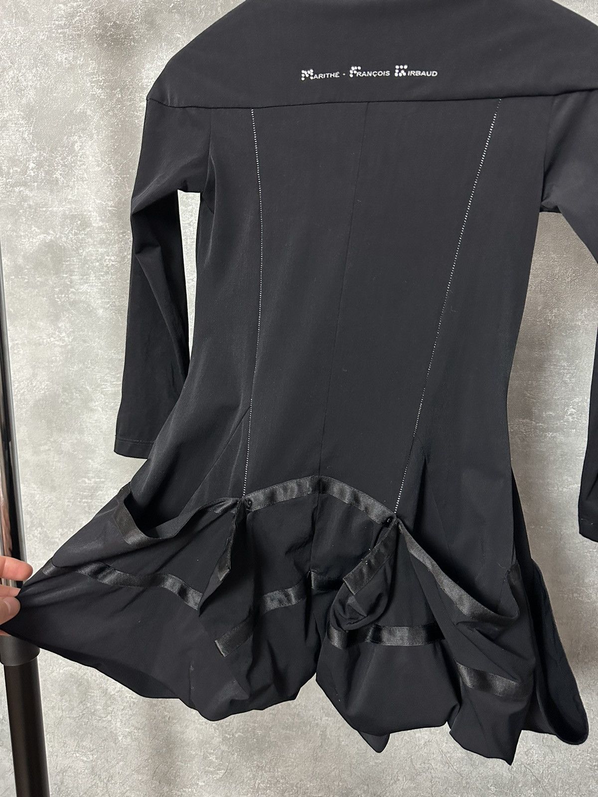 Marithe + Francois Girbaud × Vintage Marithe Francois Girbaud Black Stretches Blouses Jumper Size S / US 4 / IT 40 - 10 Thumbnail