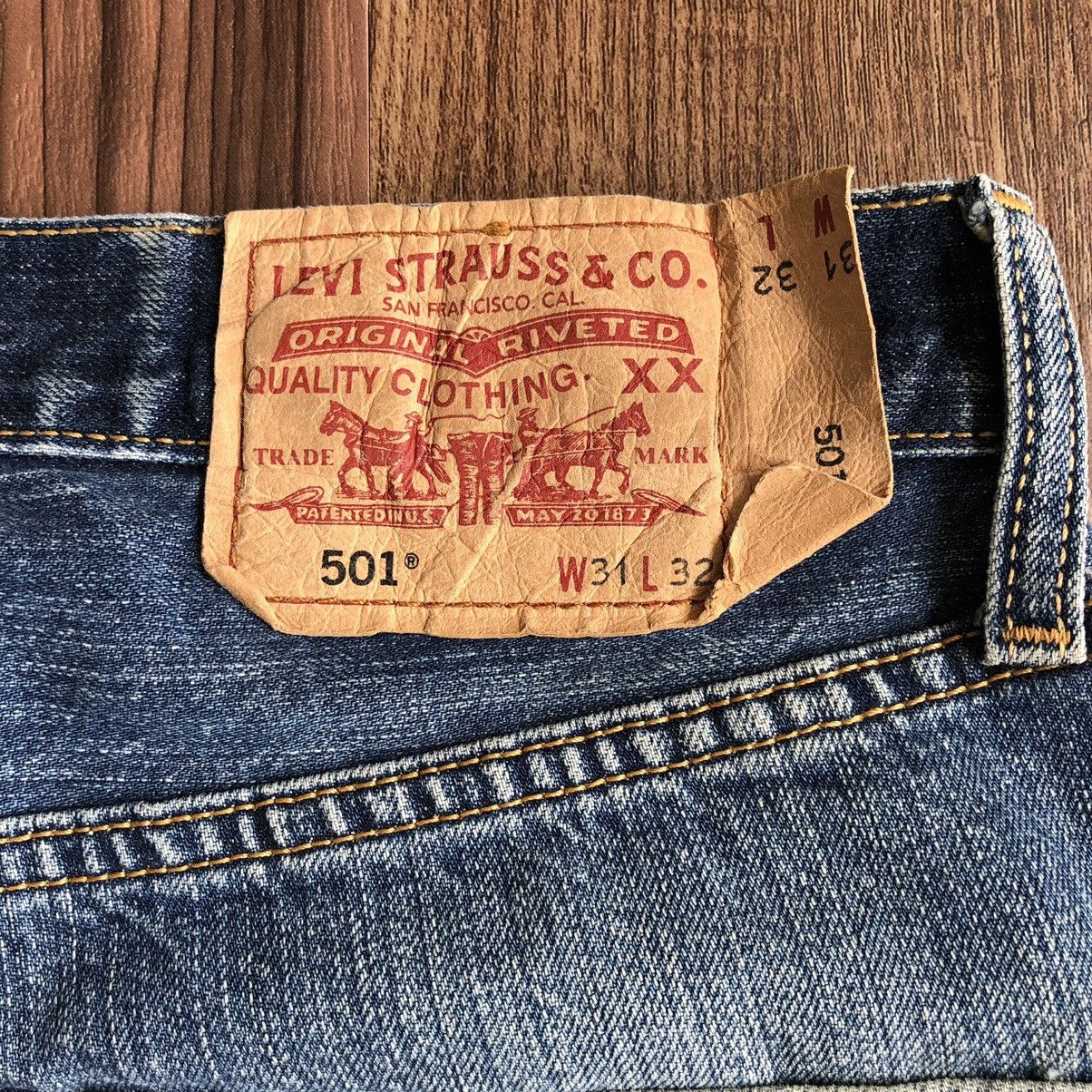 Levi's Vintage Levis 501 Distressed Denim Jeans Size US 30 / EU 46 - 9 Thumbnail