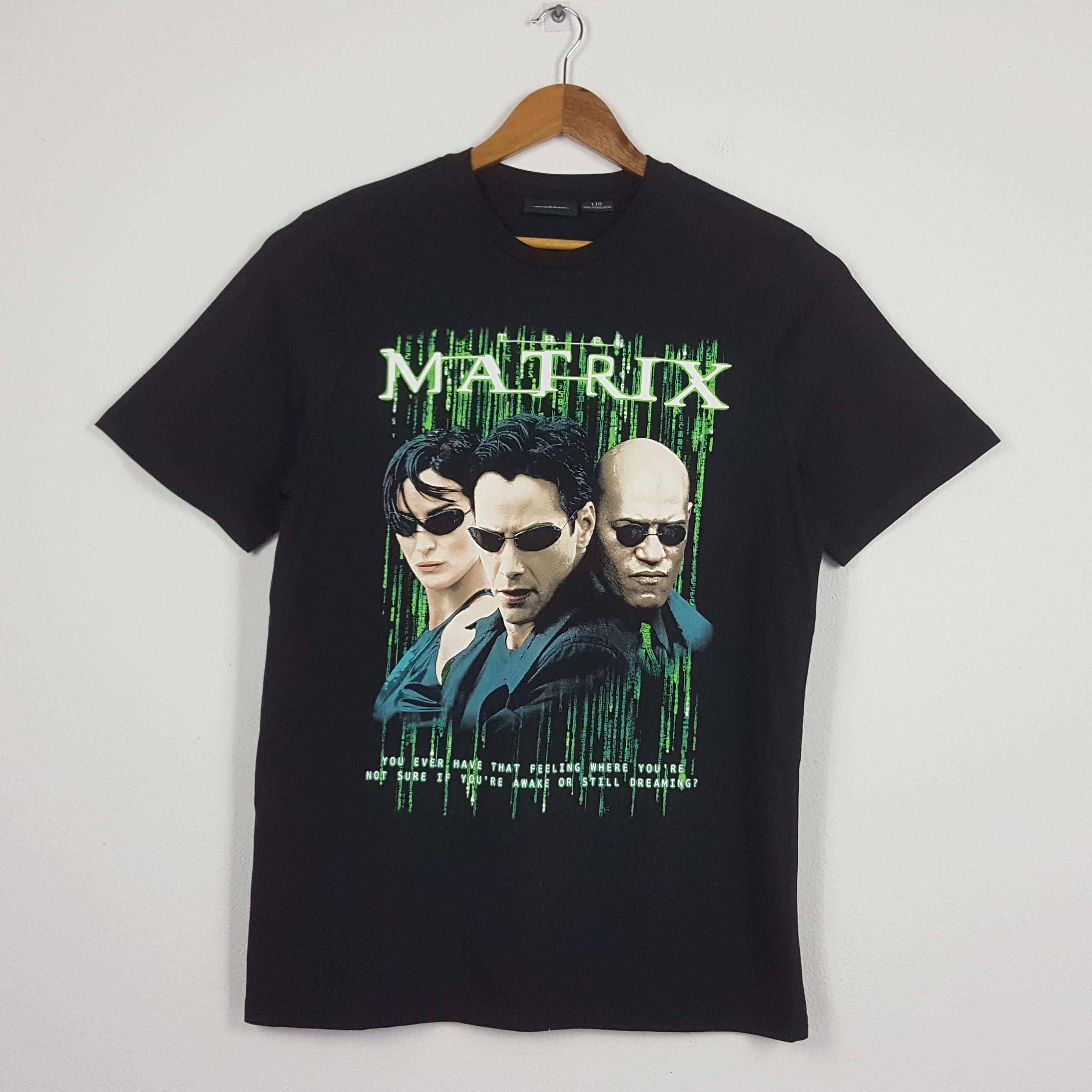 Vintage Vintage THE MATRIX American Science Fiction Movie t-shirt Size US L / EU 52-54 / 3 - 1 Thumbnail