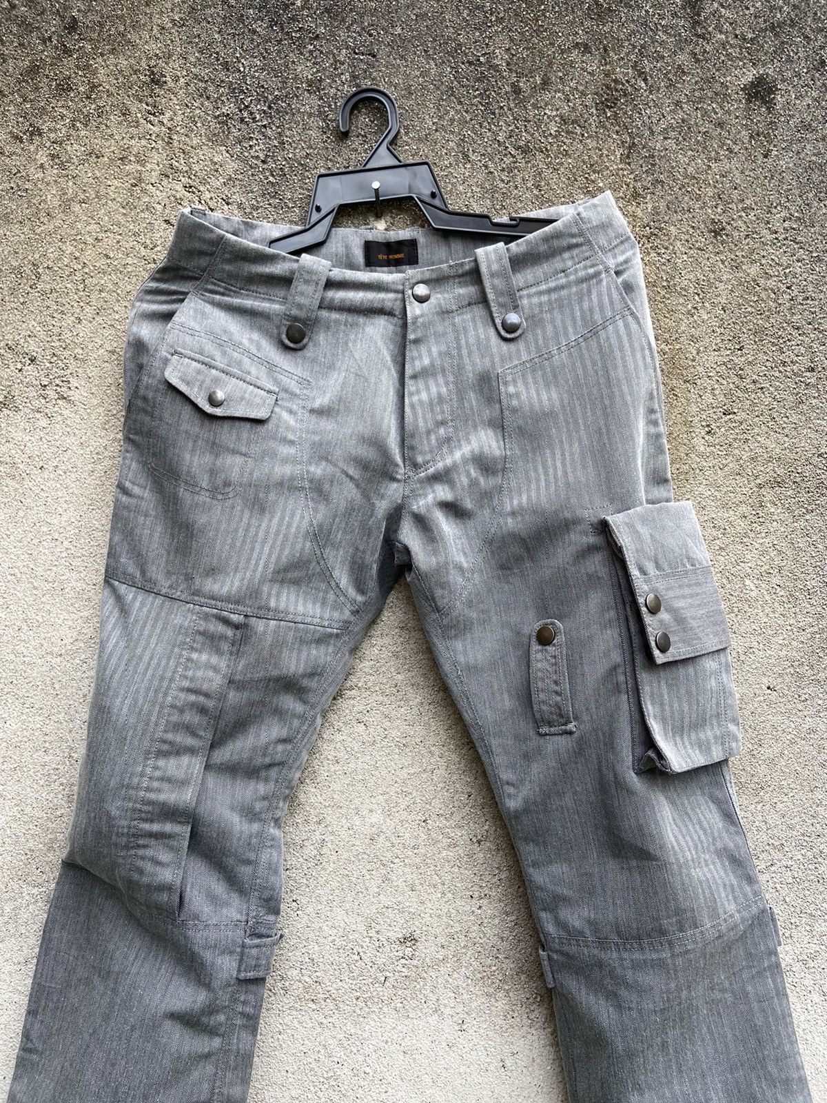 Issey Miyake Tete Homme By Issey Miyake Multi Pocket Cargo Pants Size US 30 / EU 46 - 2 Thumbnail