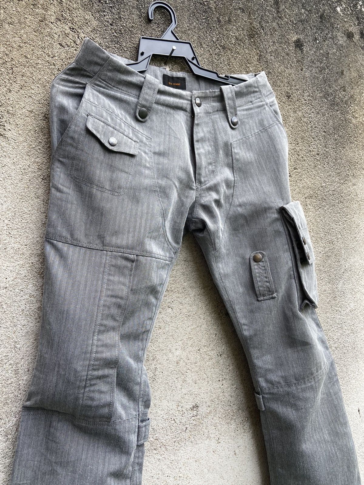 Issey Miyake Tete Homme By Issey Miyake Multi Pocket Cargo Pants Size US 30 / EU 46 - 4 Thumbnail