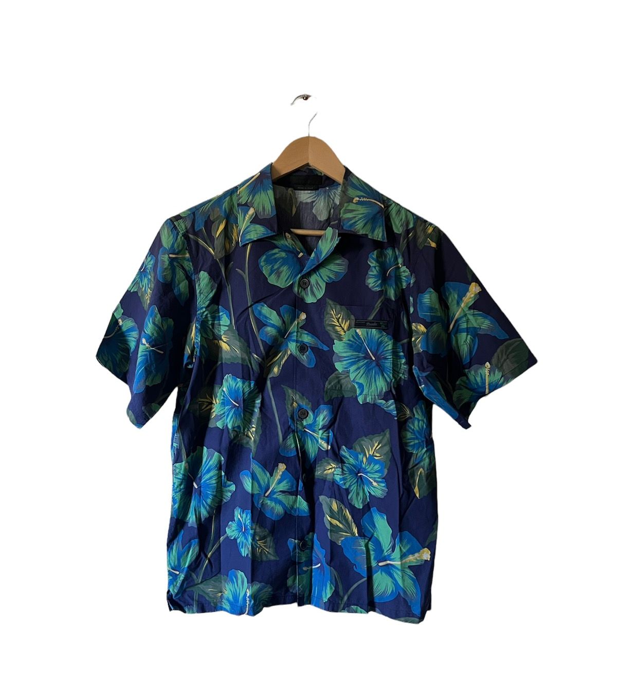 Pre-owned Prada Camp Collar Hawaiian Shirt In Floral