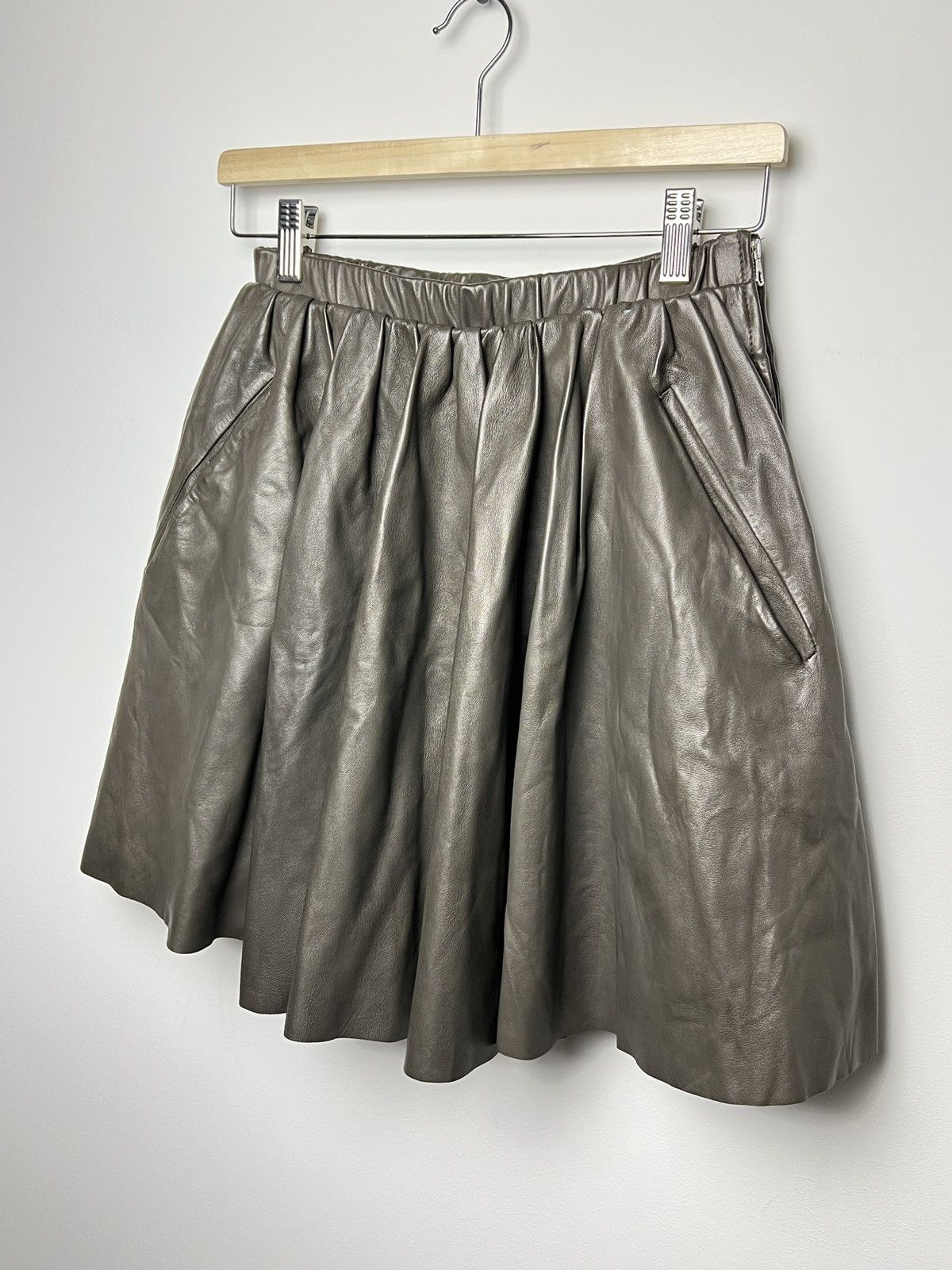 Acne Studios acne y2k leather skirt Size 25" / US 0 / IT 36 - 2 Thumbnail