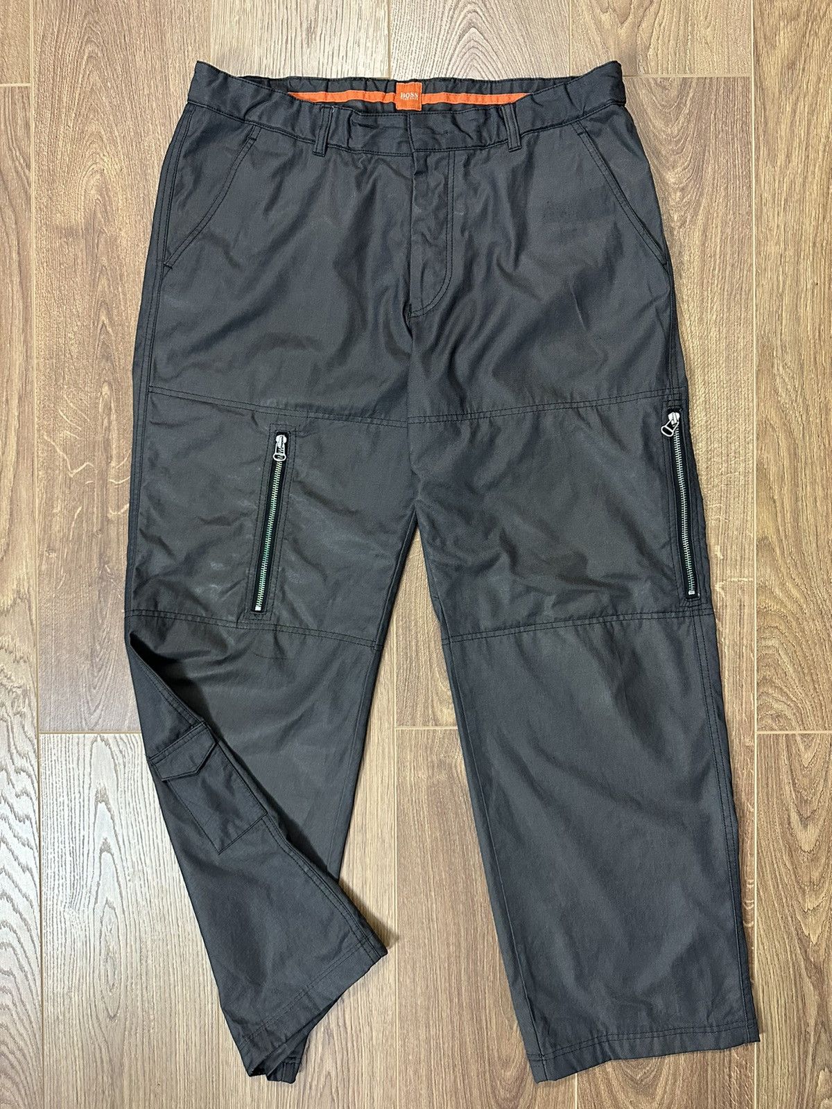 Hugo Boss × Vintage Vintage Boss Avant-garde Style Zip Pocket Loose Pants Size US 34 / EU 50 - 7 Thumbnail