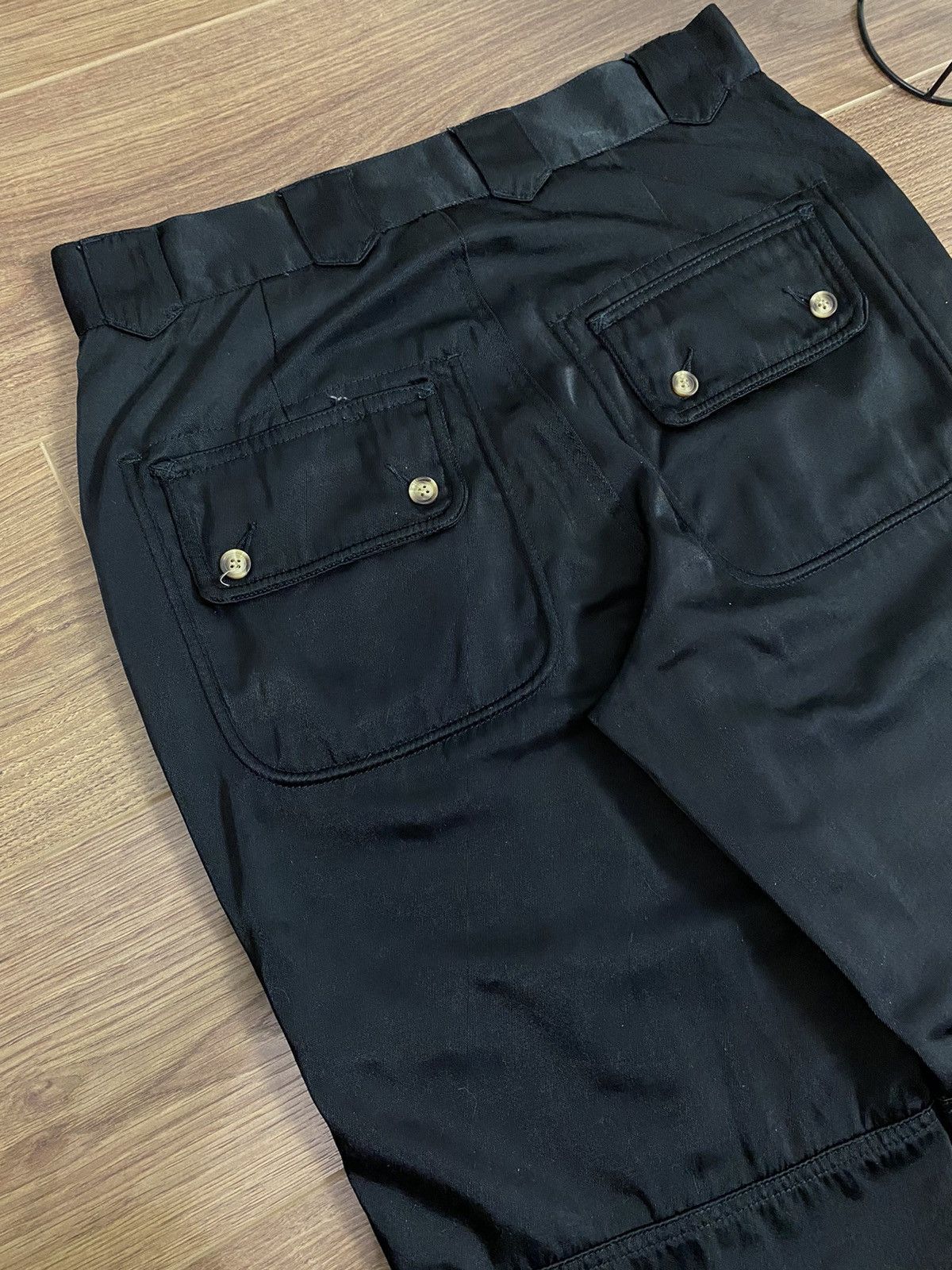 Japanese Brand × Vintage Vintage Cargo Black Pants Size US 34 / EU 50 - 12 Thumbnail