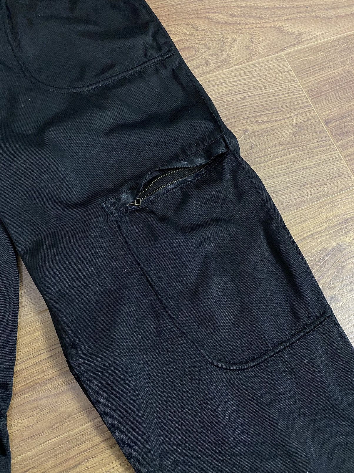 Japanese Brand × Vintage Vintage Cargo Black Pants Size US 34 / EU 50 - 5 Thumbnail
