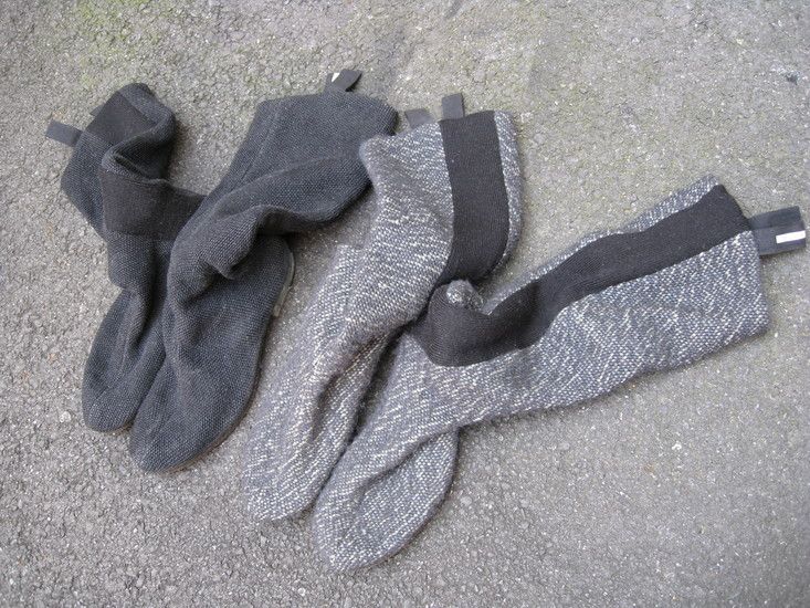 image of Volga Volga Tall Sock Boots.like Paul Harnden Or Devoa Boots in Black, Men's (Size 9)