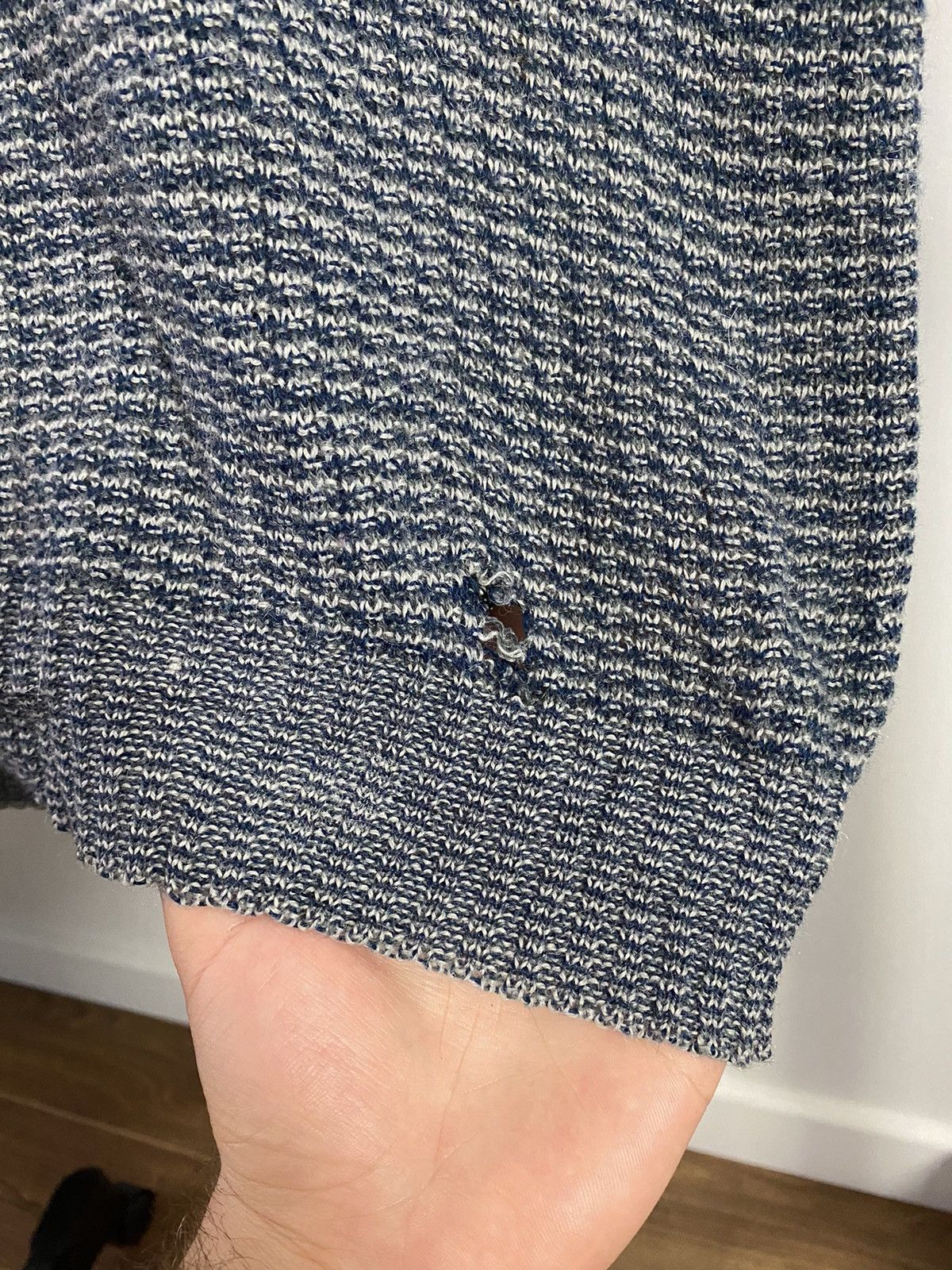 Japanese Brand × Vintage Vintage Knit Grey Italian Vest Size US XL / EU 56 / 4 - 8 Thumbnail