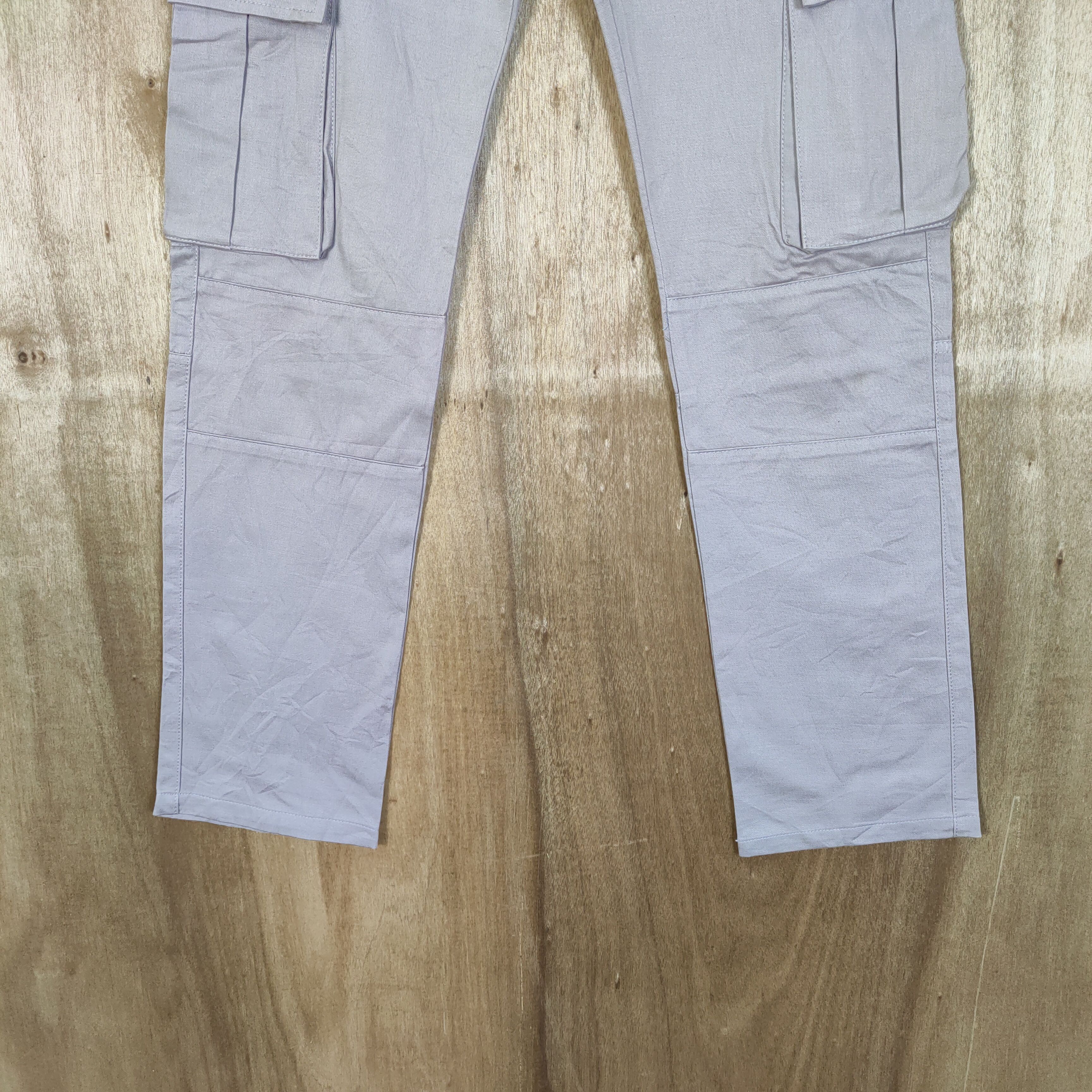 Japanese Brand DANJIESHI GREY CARGO PANTS /BUSH PANTS MULTIPOCKET TACTICAL Size US 30 / EU 46 - 3 Thumbnail