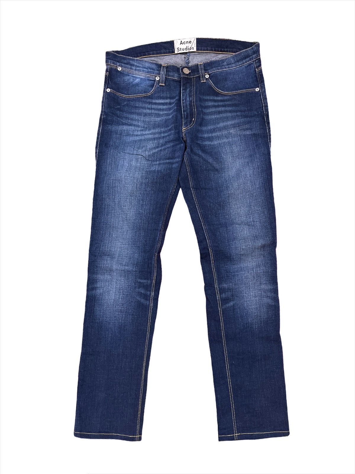 image of Acne Studios Stockholm Denim Jeans in Indigo, Men's (Size 32)