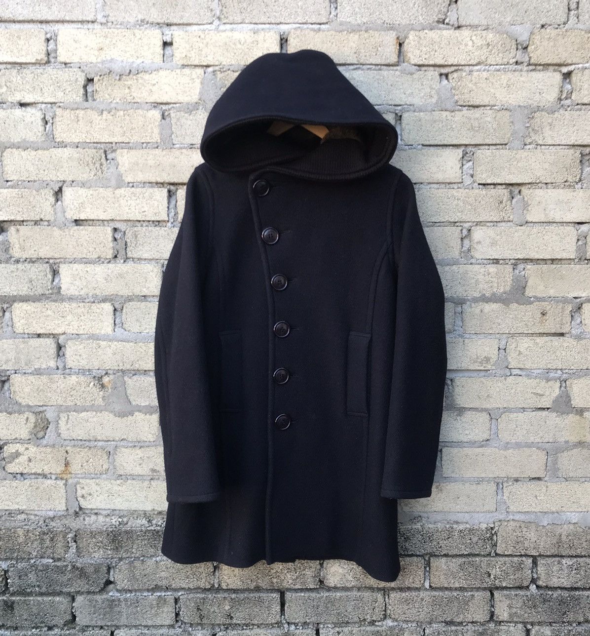 Issey Miyake Issey miyake Sunaokuwahara Asymetrical buttom hoodie jacket Size US M / EU 48-50 / 2 - 2 Thumbnail