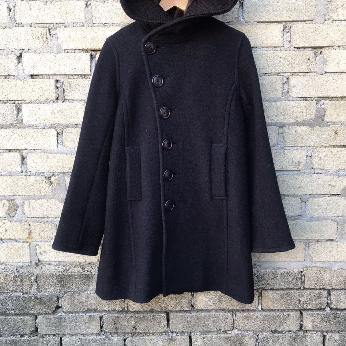 Issey Miyake Issey miyake Sunaokuwahara Asymetrical buttom hoodie jacket Size US M / EU 48-50 / 2 - 4 Thumbnail