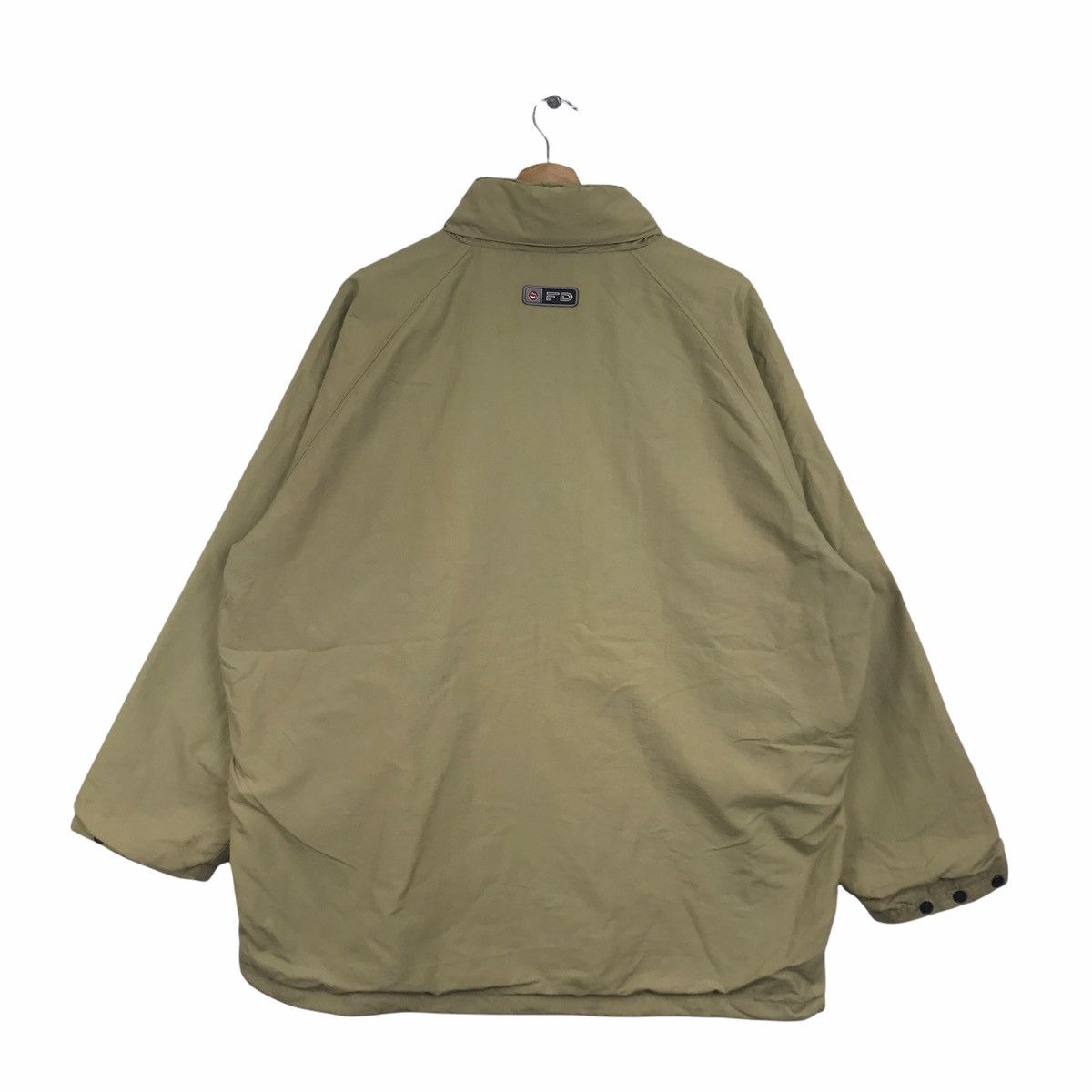 Vintage FIRST DOWN Fishing Mountain Hiking Khaki Windbreaker Jacket Size US M / EU 48-50 / 2 - 2 Thumbnail